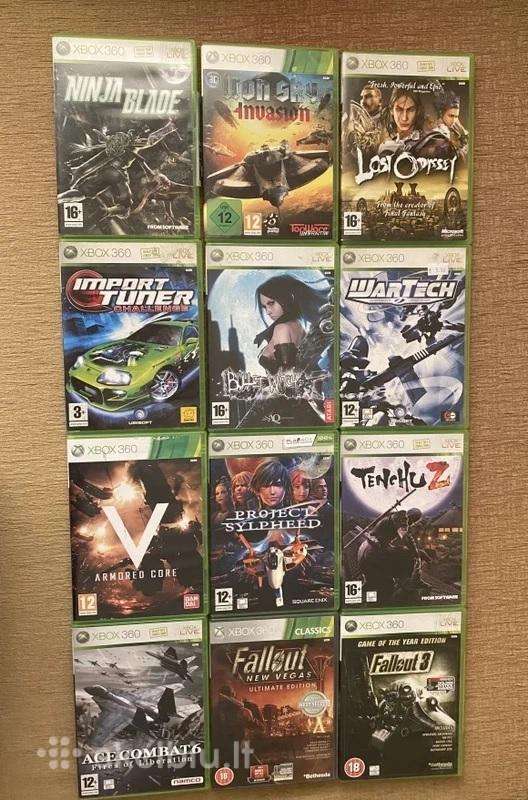 Xbox 360 Zaidimai Retesni
