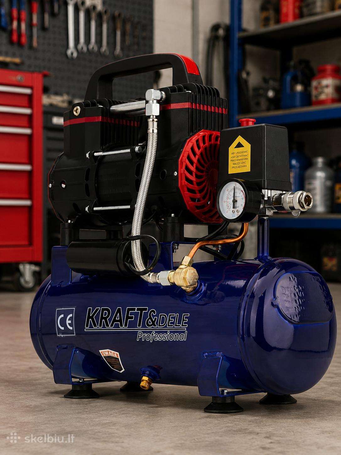 Betepalinis oro kompresorius 9 l 1200 W 155 l/min
