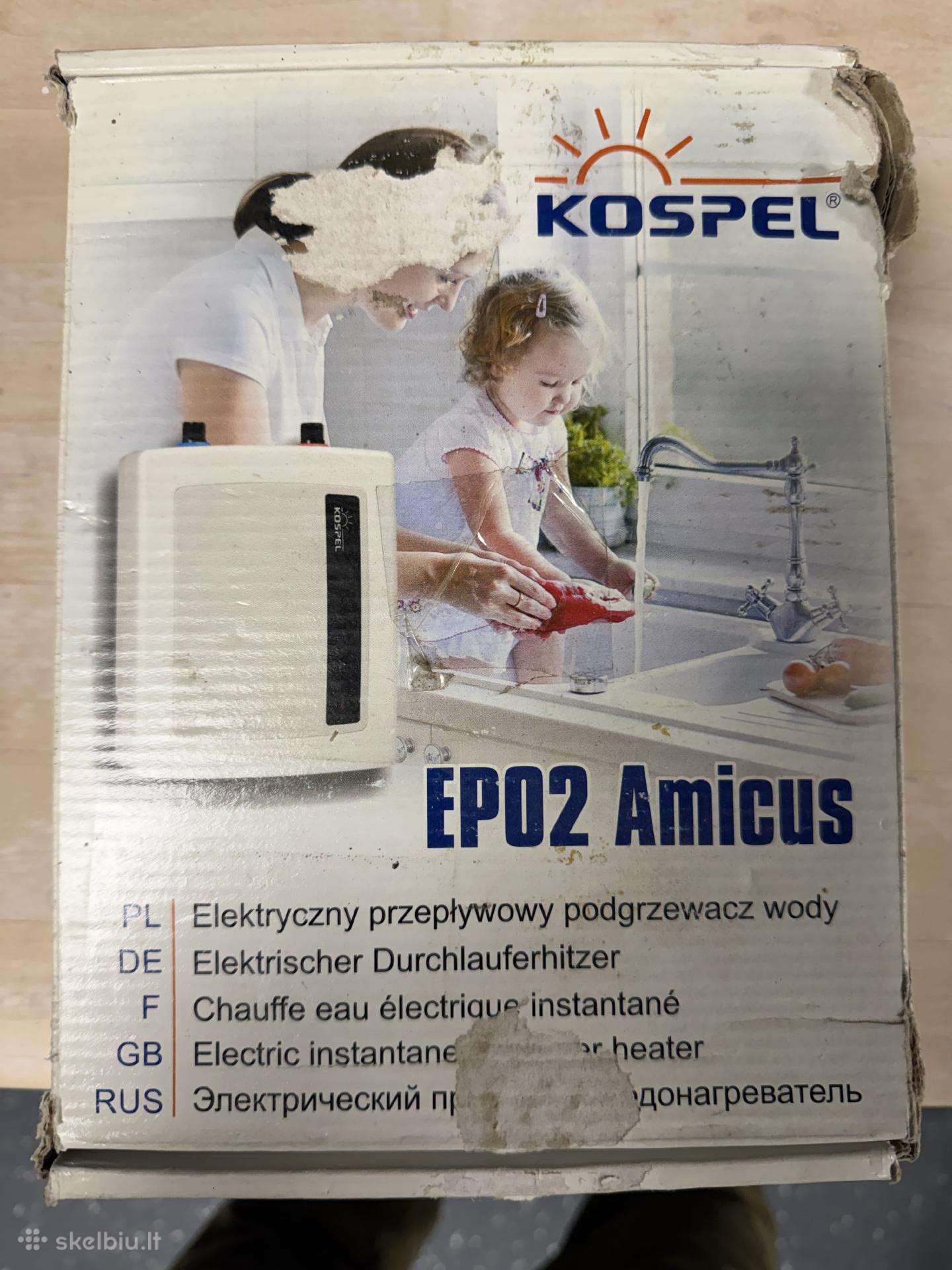 Momentinis vandens šildytuvas 6kw