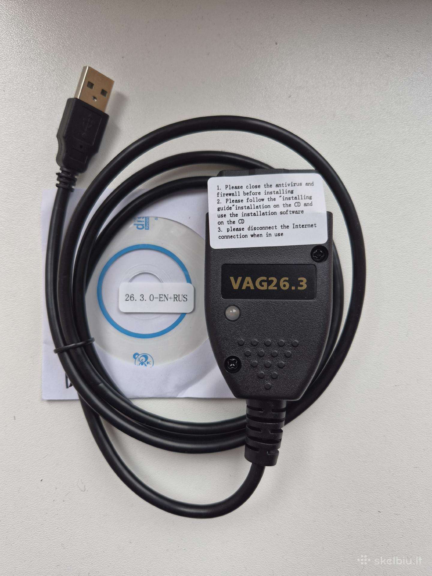 Vagcom vcds 26.3 diagnostinis laidas 2026
