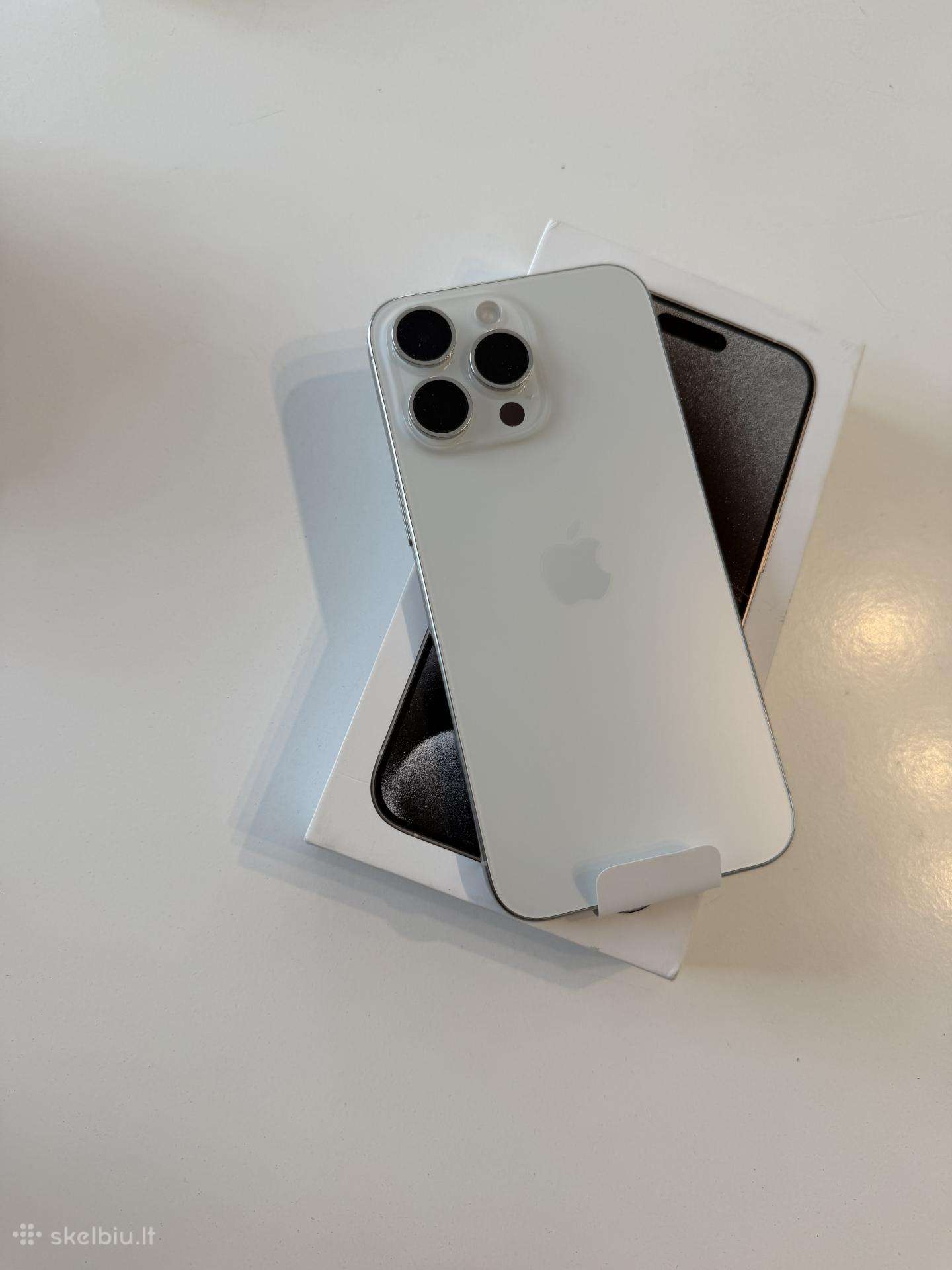 Apple iPhone 15 pro max 256gb white Naujas