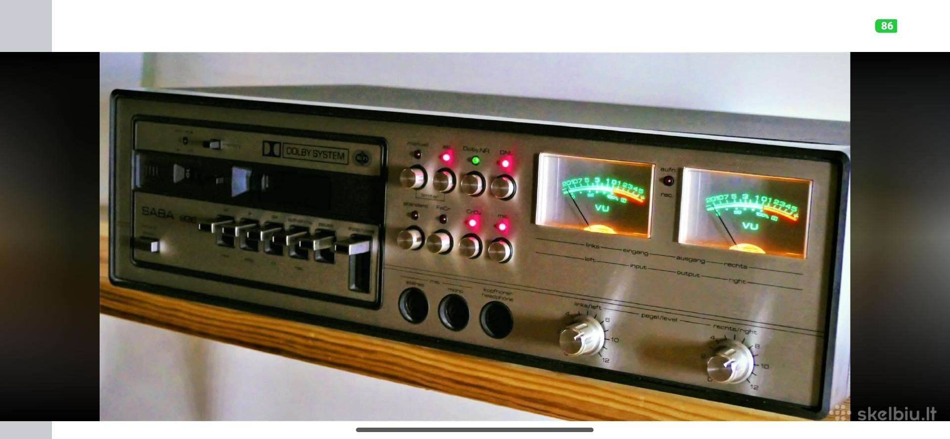 Saba CD 936 vintažinis kasečių grotuvas