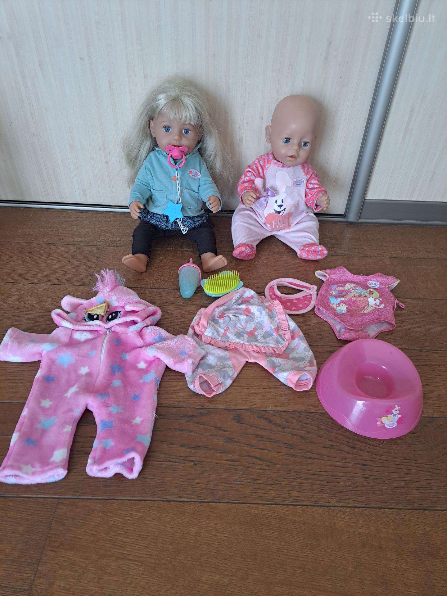 Parduodu dvi baby born lėles