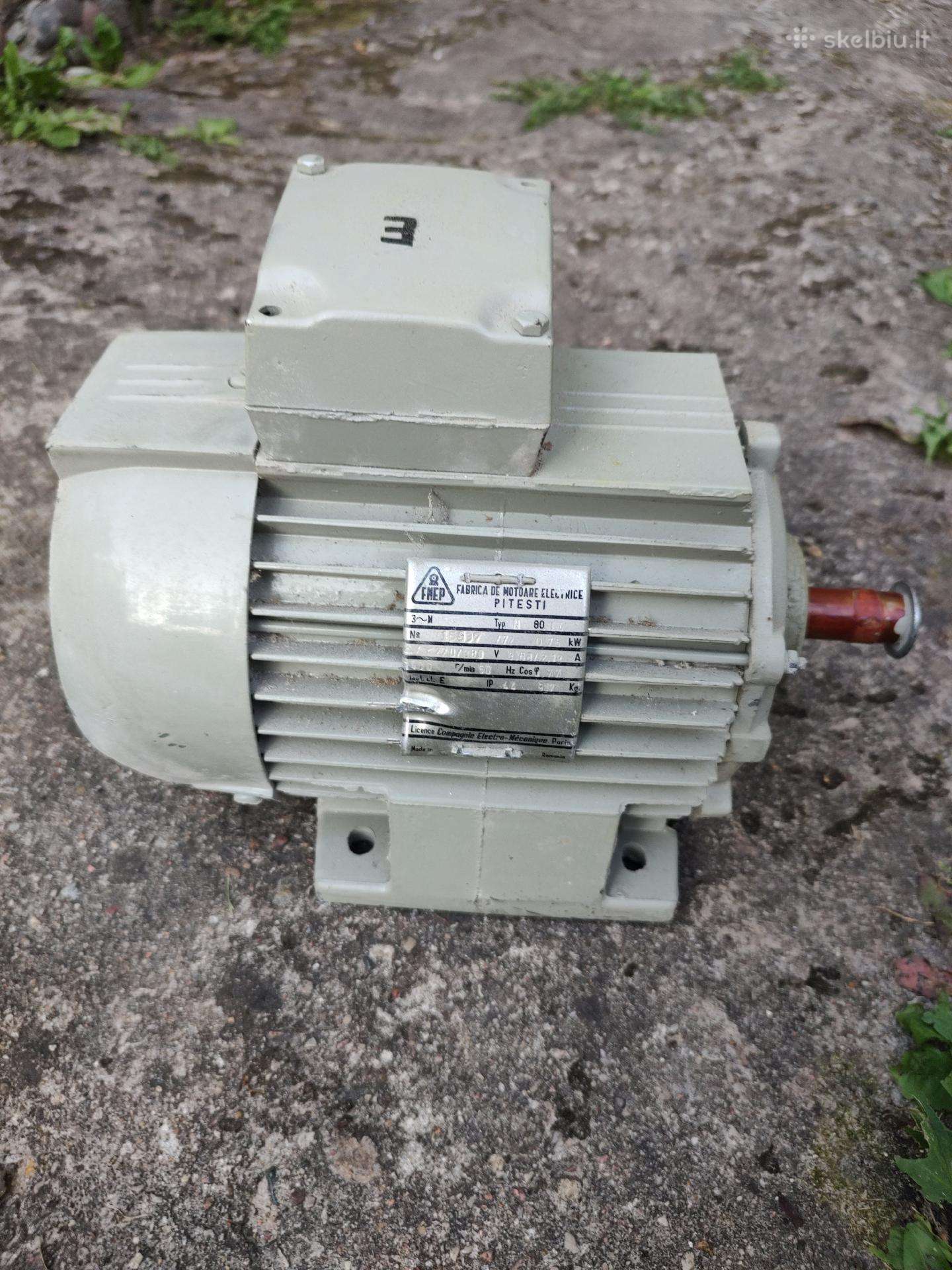 Trifazis elektros variklis Fmep Cem Paris