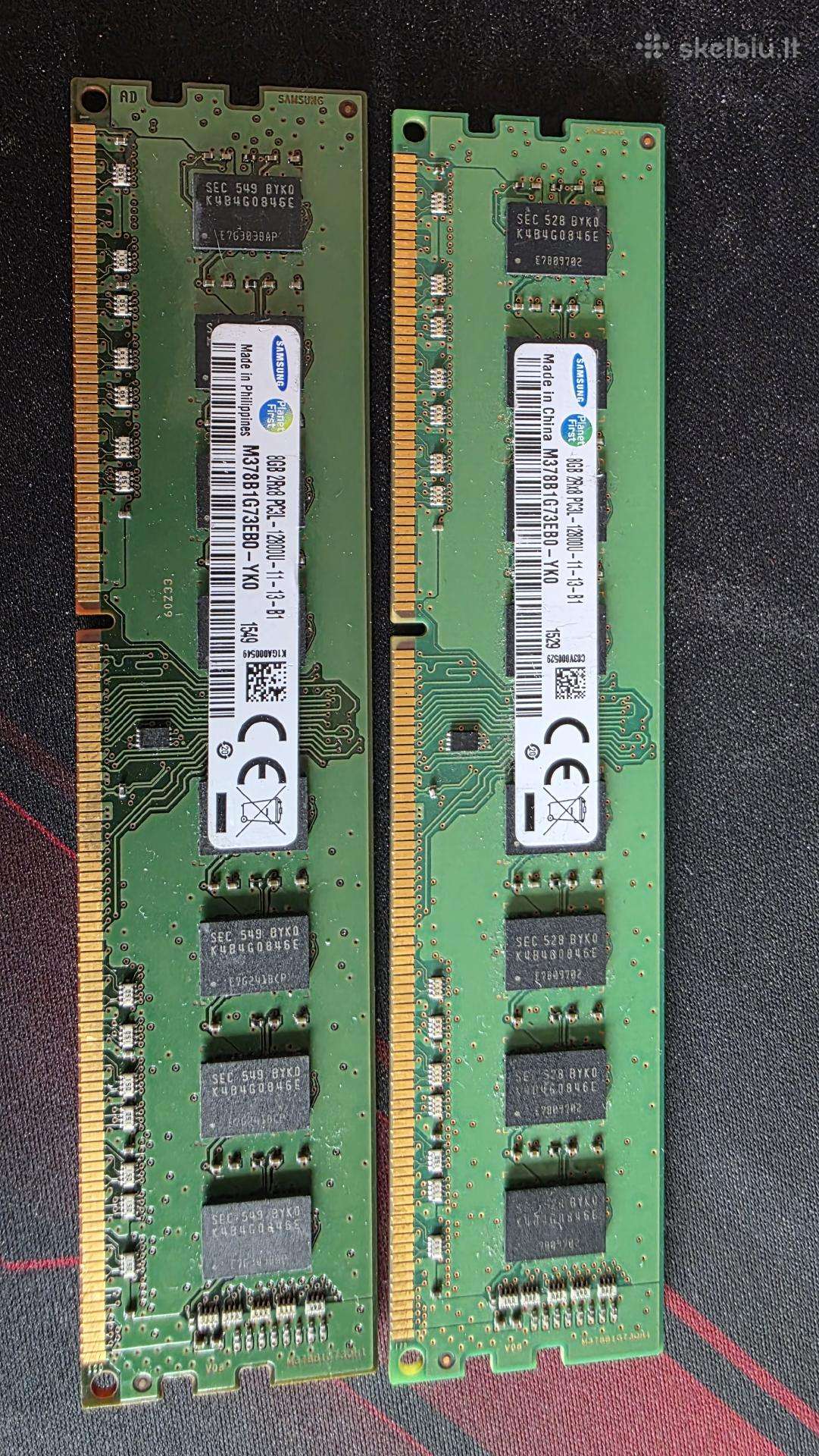 2x8gb Ddr3 12800u