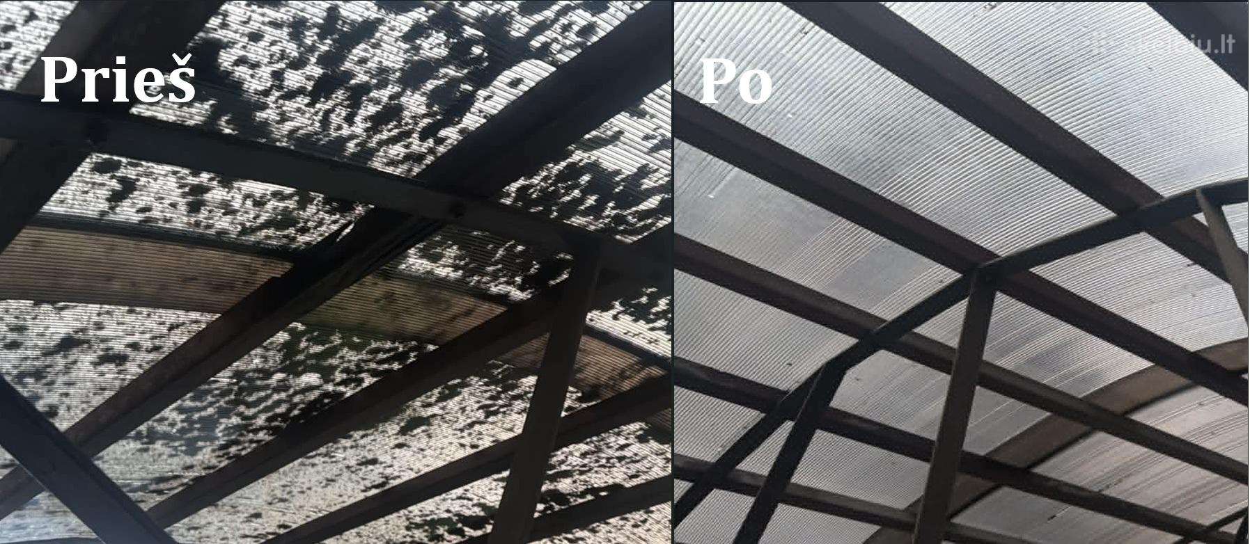 Fasadų, saulės panelių, patalpų valymo paslaugos