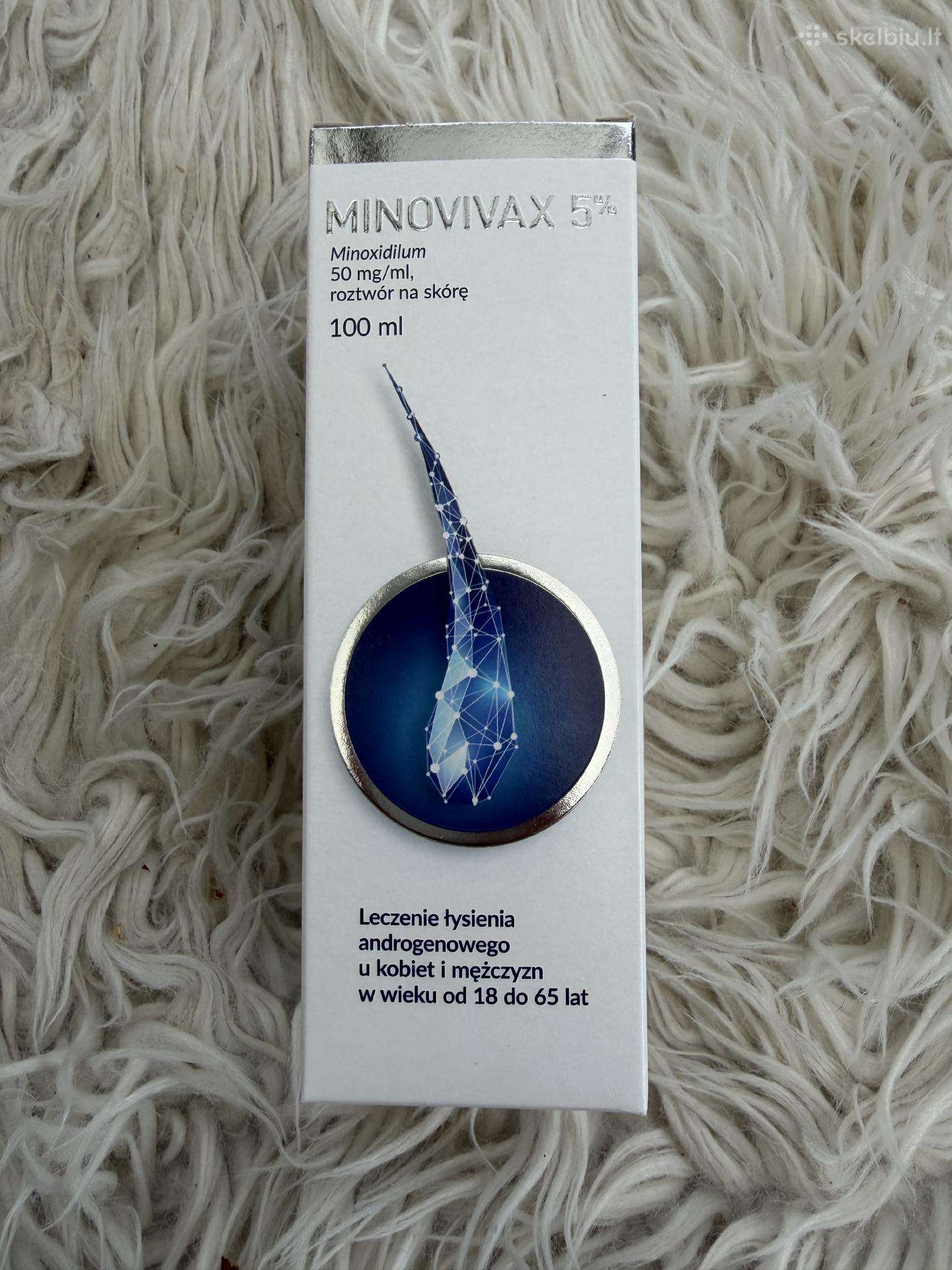 Minovivax 5%100 ml nuo plaukų slinkimo