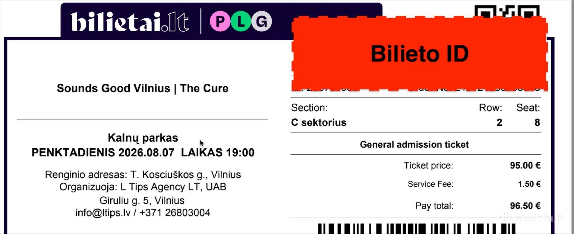 The Cure rugpjucio 7 d. 19 val. Kalnu Parke