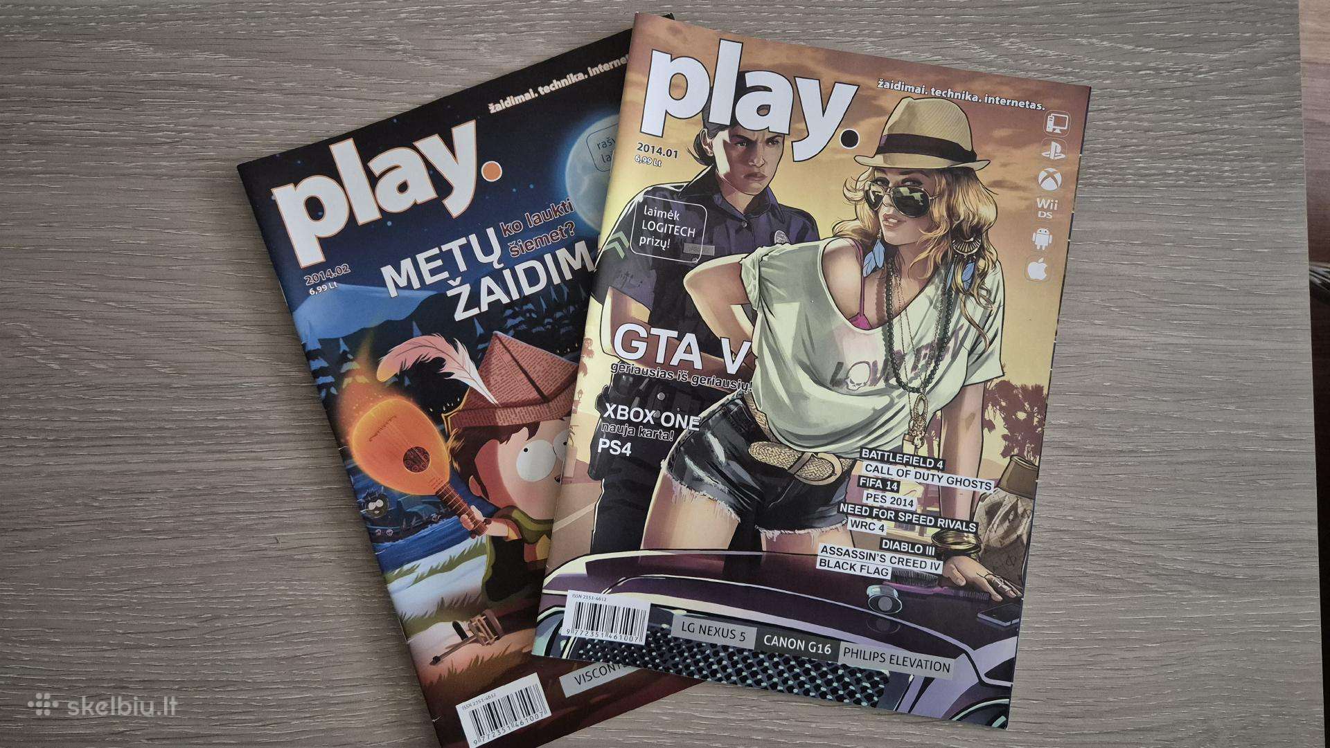 "Play." žurnalai