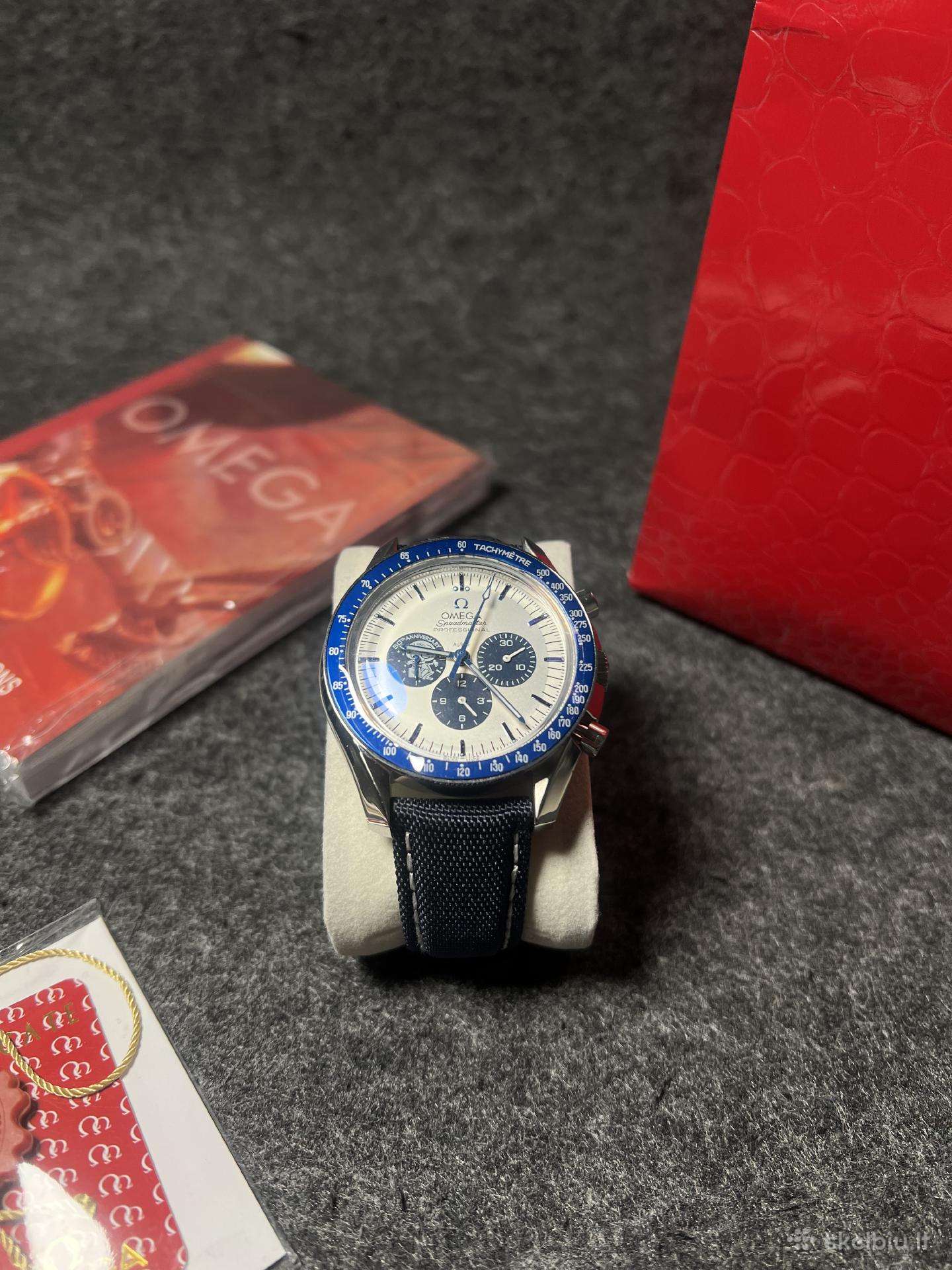 Omega Speedmaster Silver Snoopy stiliaus laikrodis