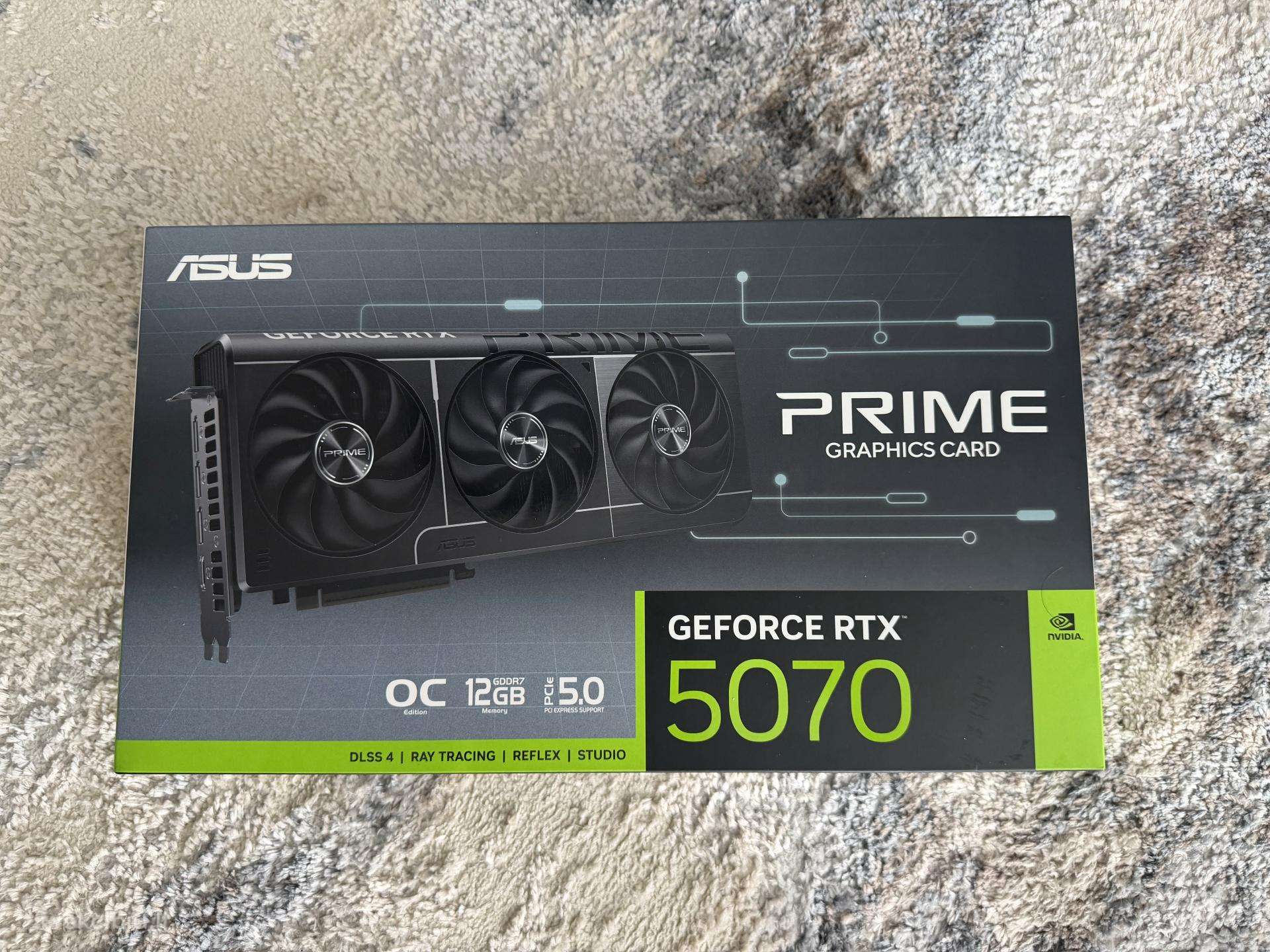 Nauja Asus Geforce Rtx 5070 Prime Oc 12gb
