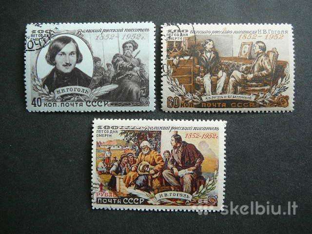Ssr 1952 Rasytojas N. Gogolis antsp. a1622/4