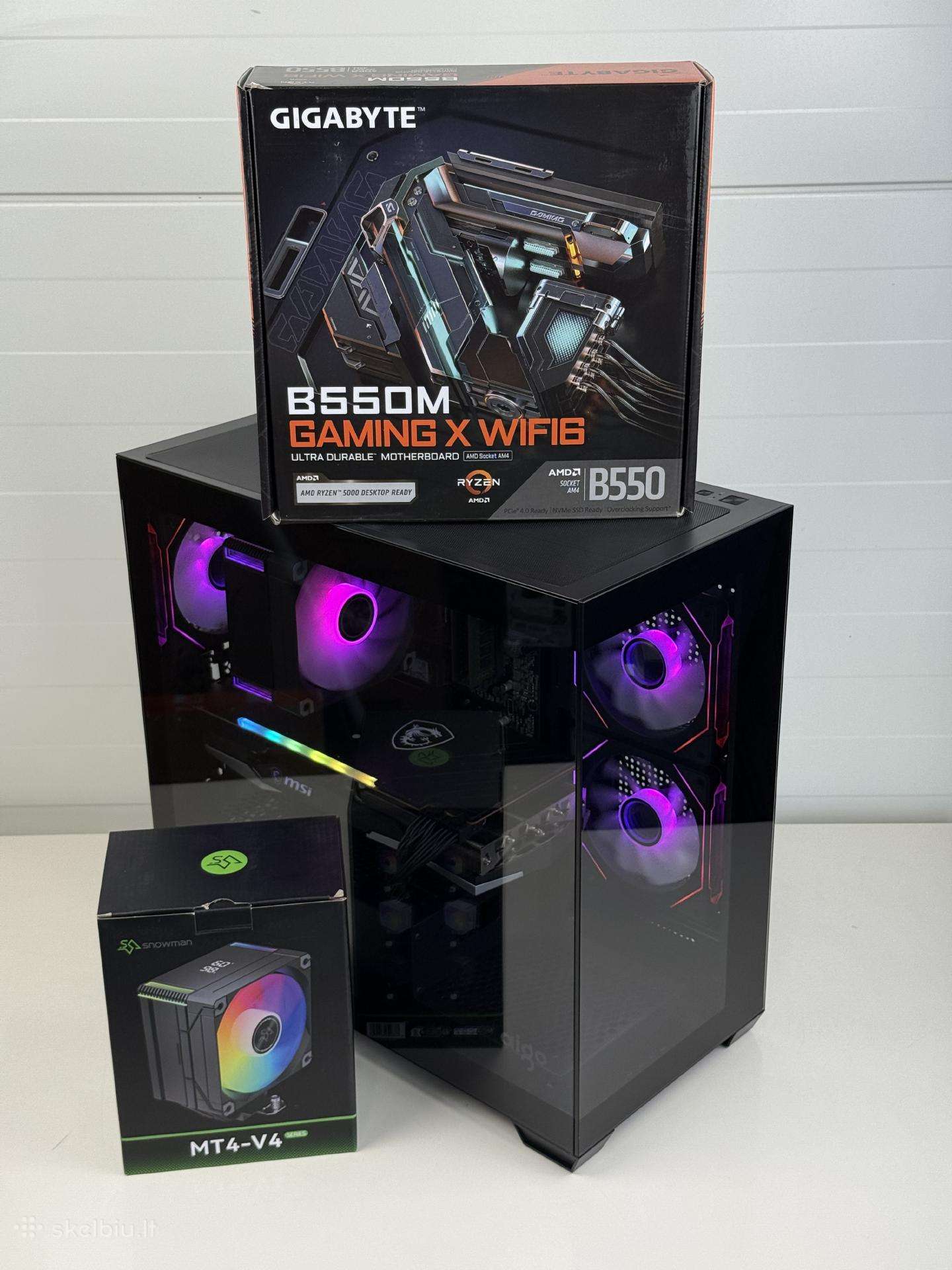 Stacionarus Žaidimų Kompiuteris Rx 6800xt 16gb