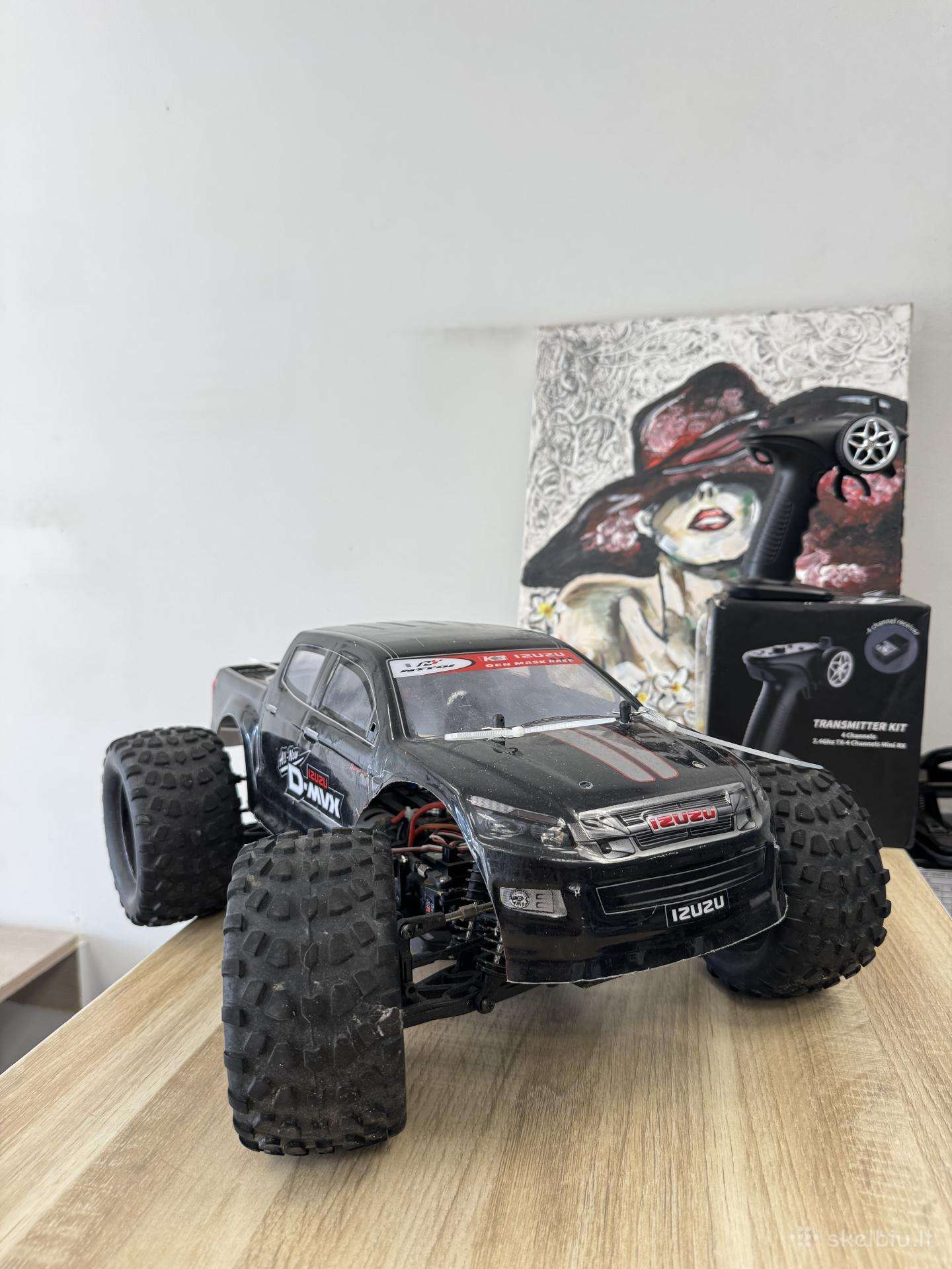 RC modelis Isuzu D-max Monster Truck su Pultu