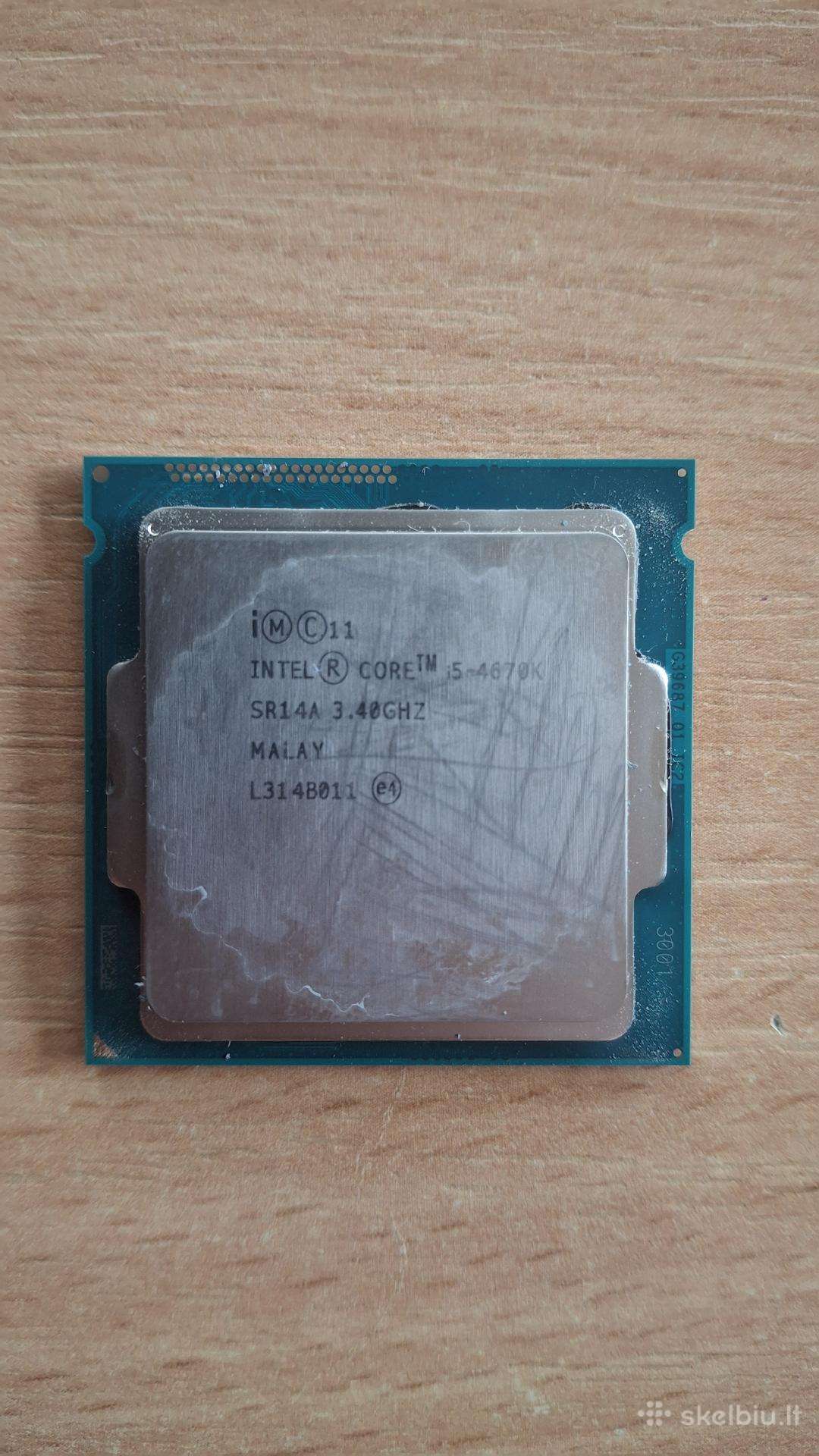 Intel core i5 4670k procesorius