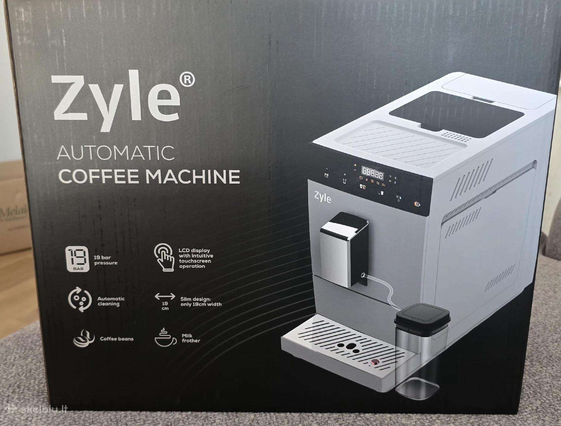 Kompaktiškas automatinis kavos aparatas Zyle