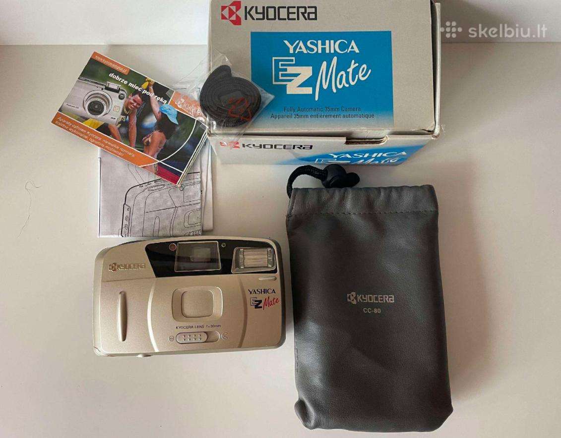 Naujas Yashica Ez Mate juostinis fotoaparatas
