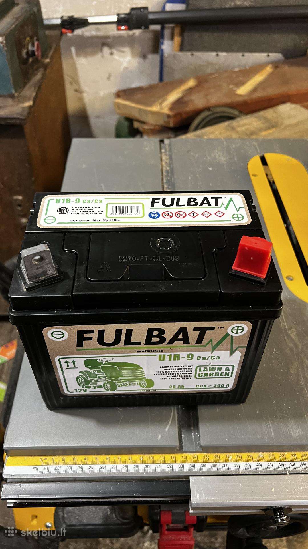 Fulbat U1r-9 12v 28ah 300a akumuliatorius vejos