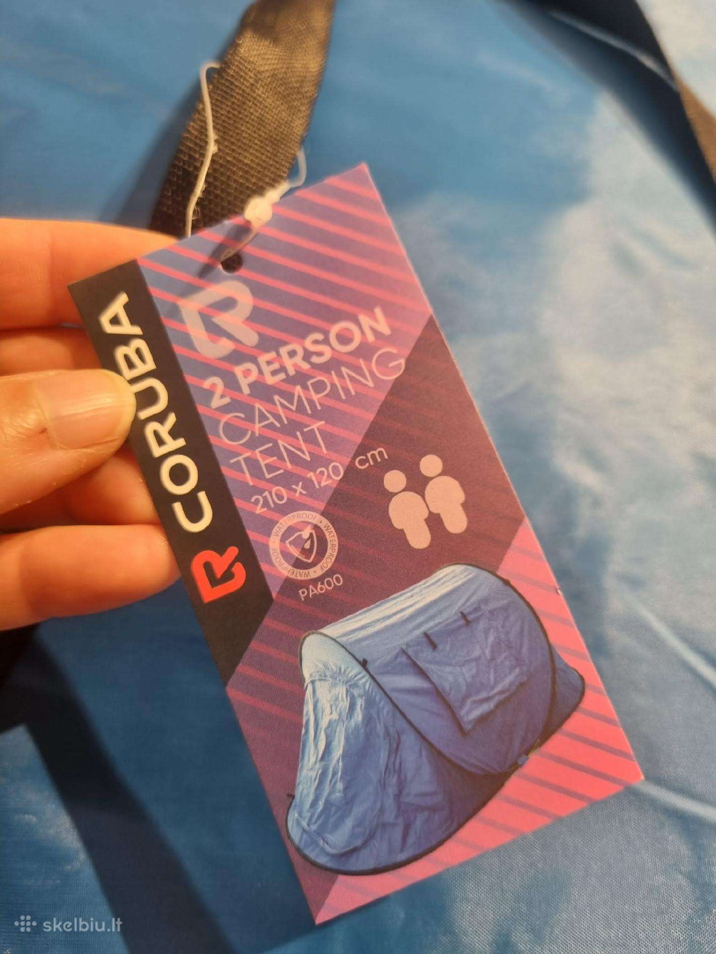 Palapinė greitai pastatoma nauja Coruba pop-up.