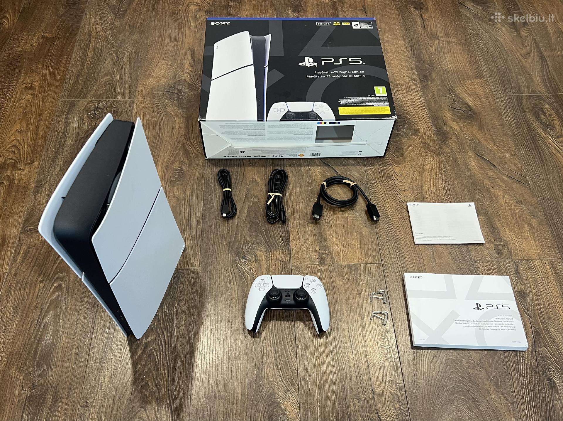 Playstation 5 Slim Digital Edition Balta,nauja