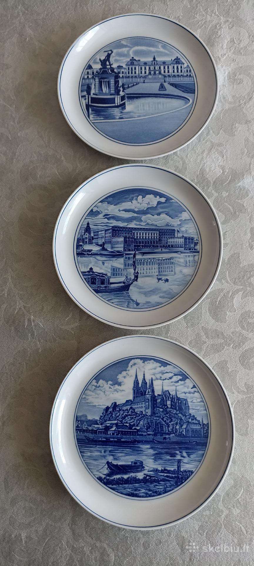 Meissen porcelianinės lėkštutės