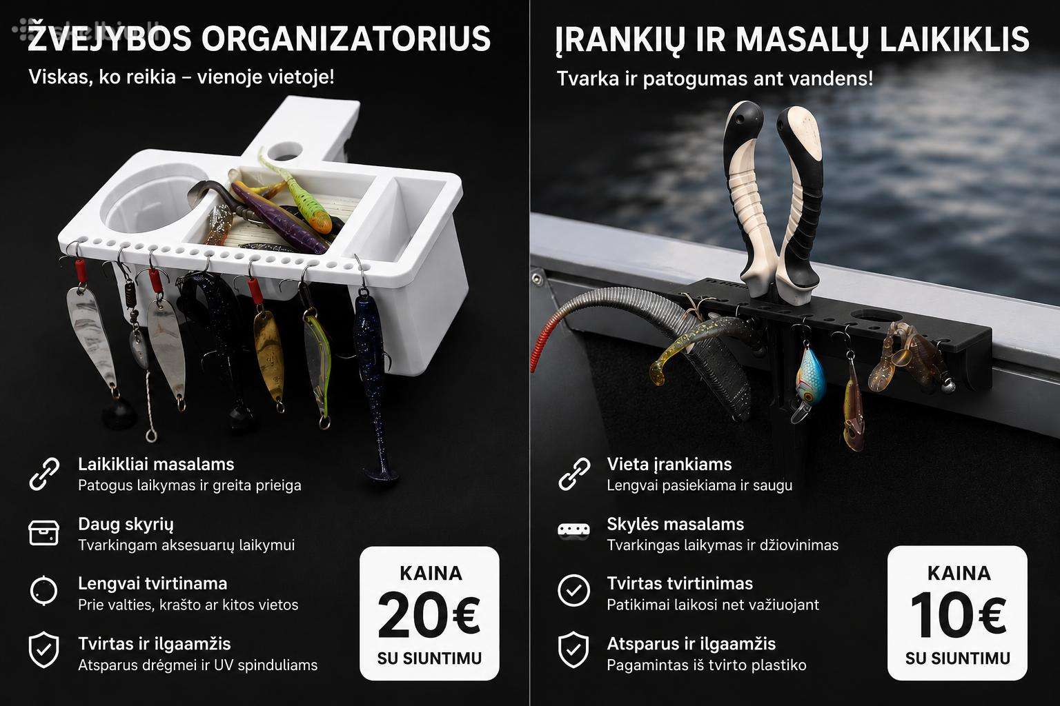 Masalų ir įrankių laikiklis