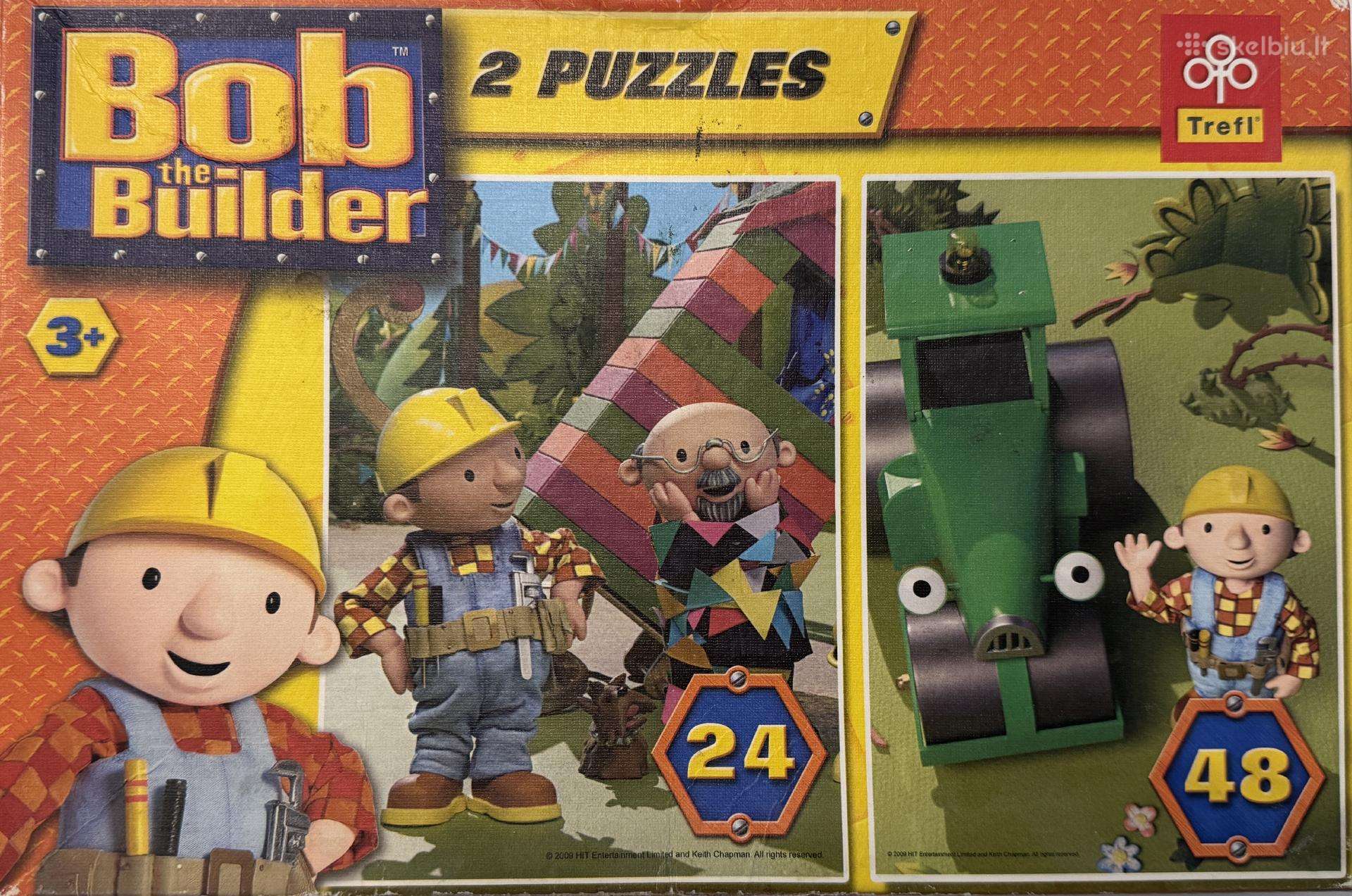 Dėlionė 2 in 1 (Puzzle) Bob the Builder