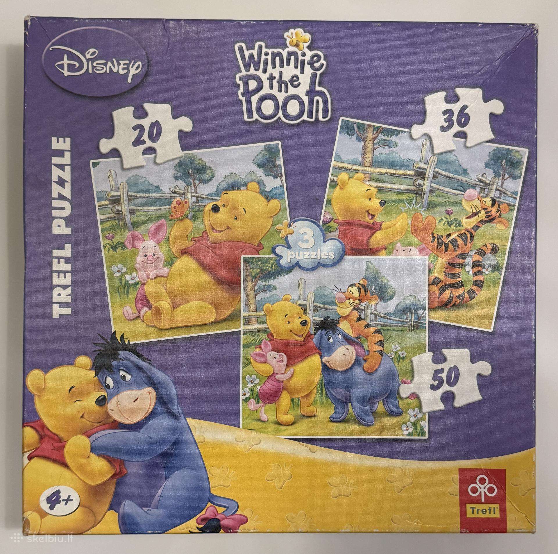 Winnie the Pooh Disney dėlionės dvi (Puzzles)