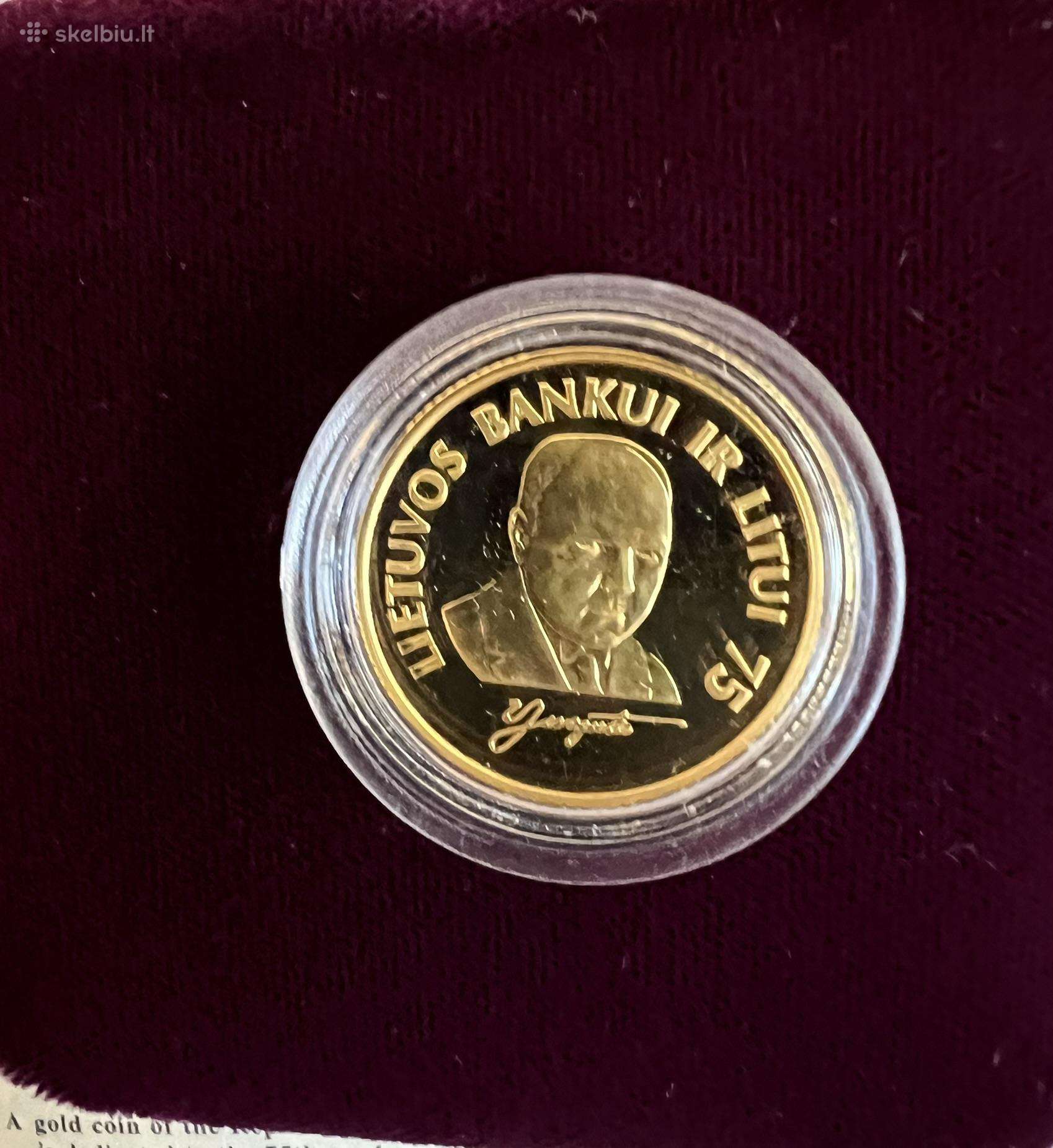 1997m. 1 Litas Au -Jurgutis-