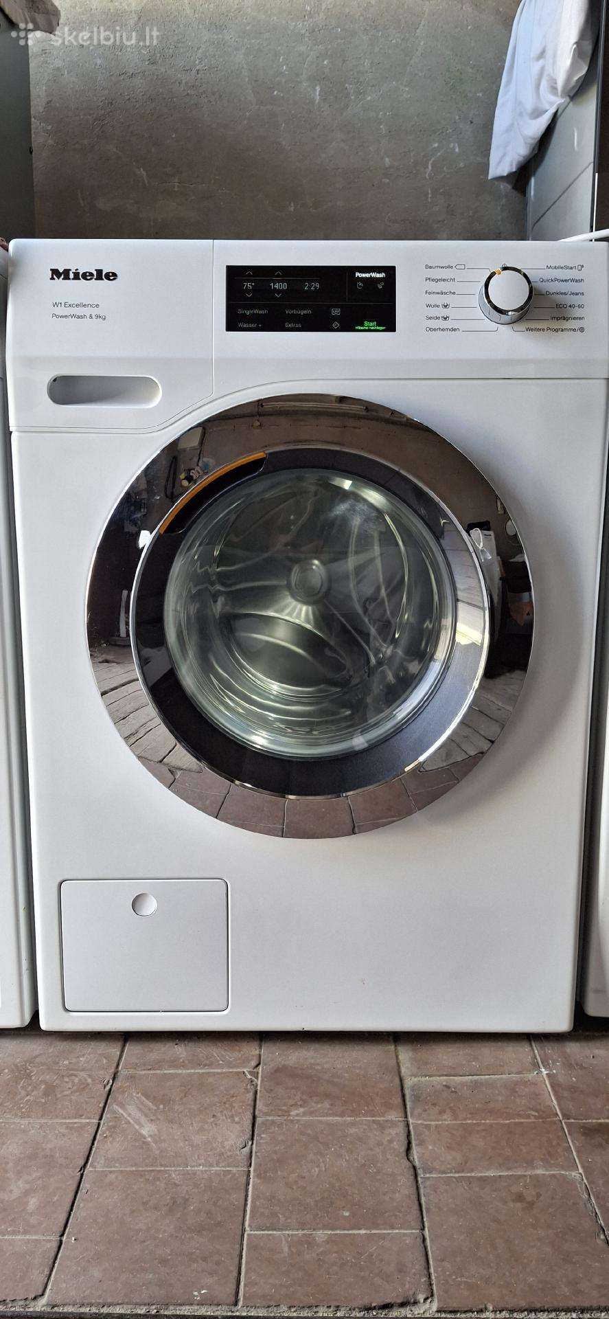 Skalbimo mašina "Miele" Weg375 Wps 9kg. A+++