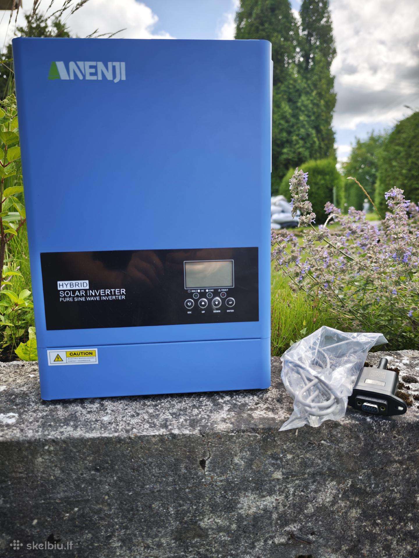 Saulės inverteris Anenji 48v 6,2kw su Wi Fi