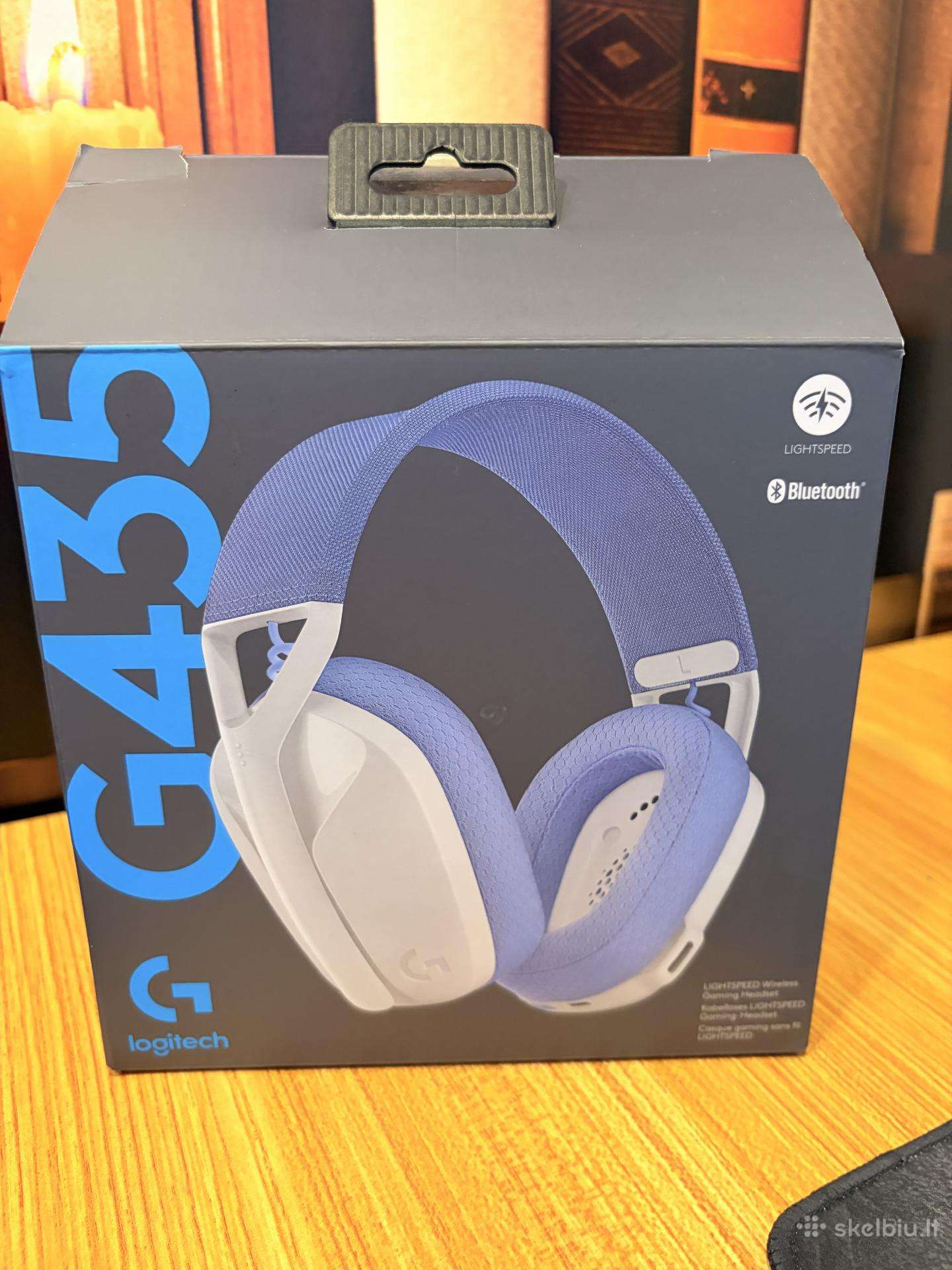 Logitech G435 belaides ausines su mikrofonu