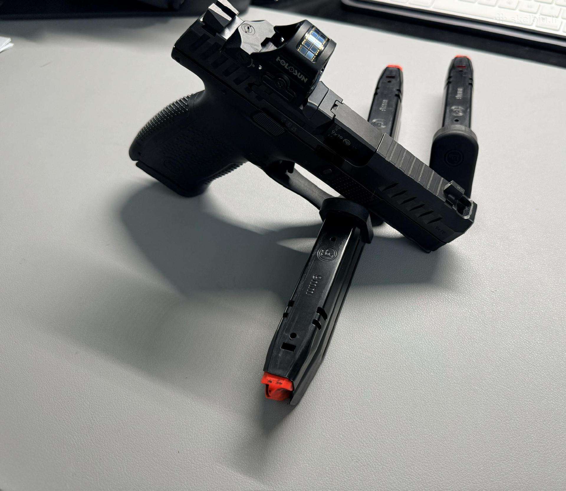 Pistoletas Cz P-10 C Or Ported, 9x19 Holosun 407c