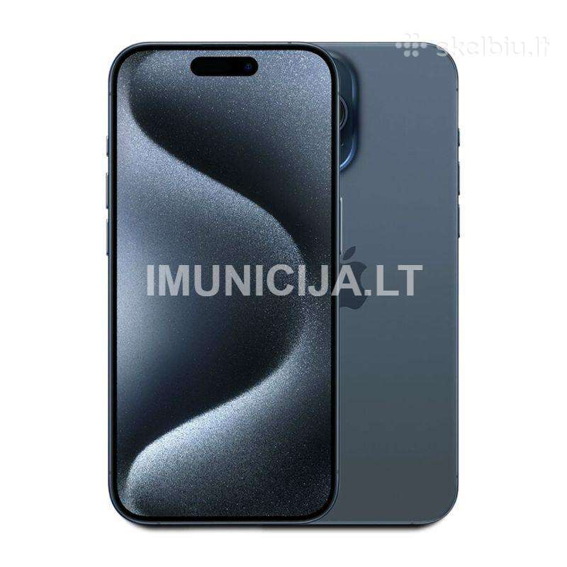 iPhone 15 Pro 128gb + 3 mėn. garantija