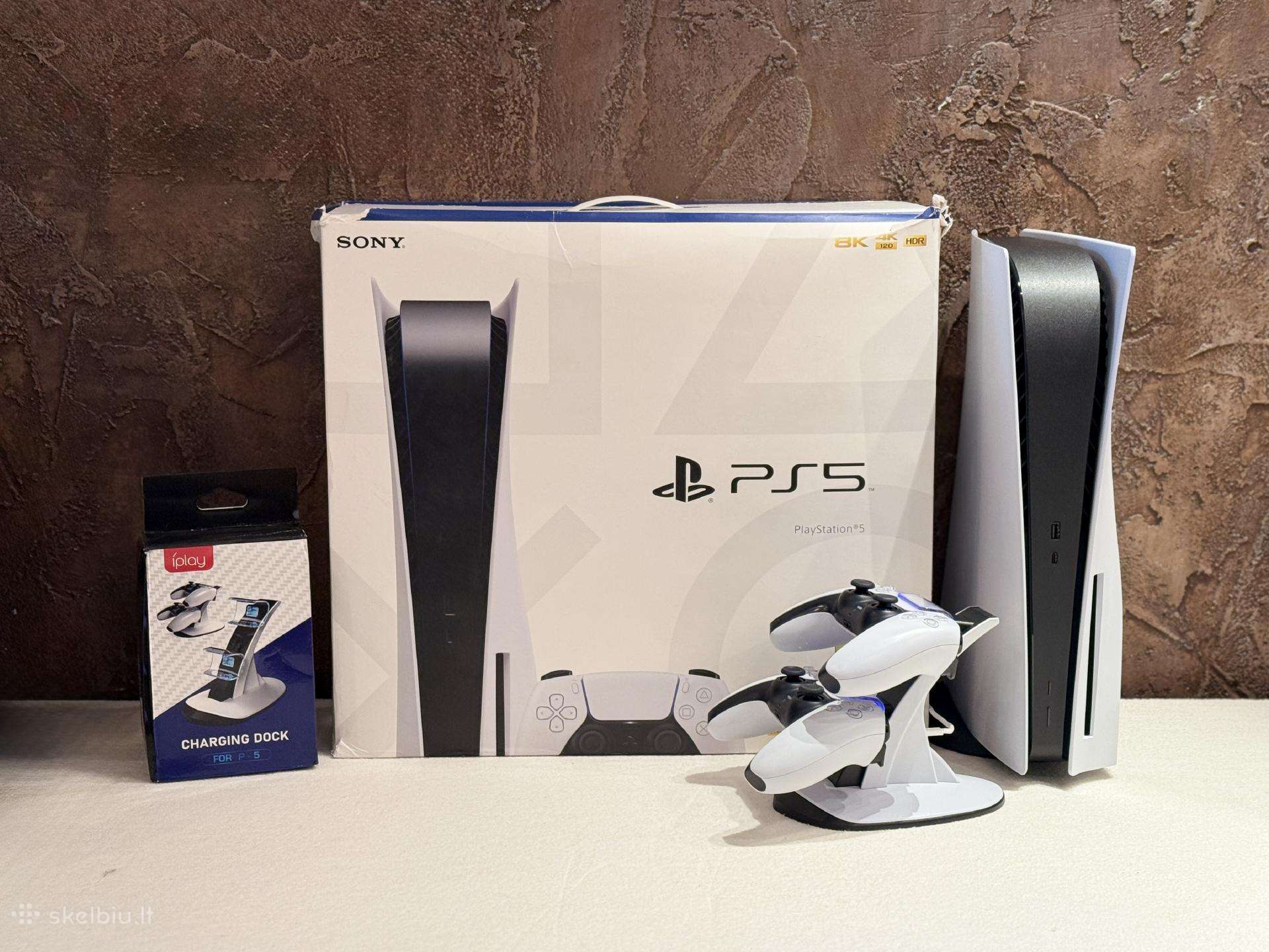 Sony Playstation 5 Disc 825gb + Charging dock