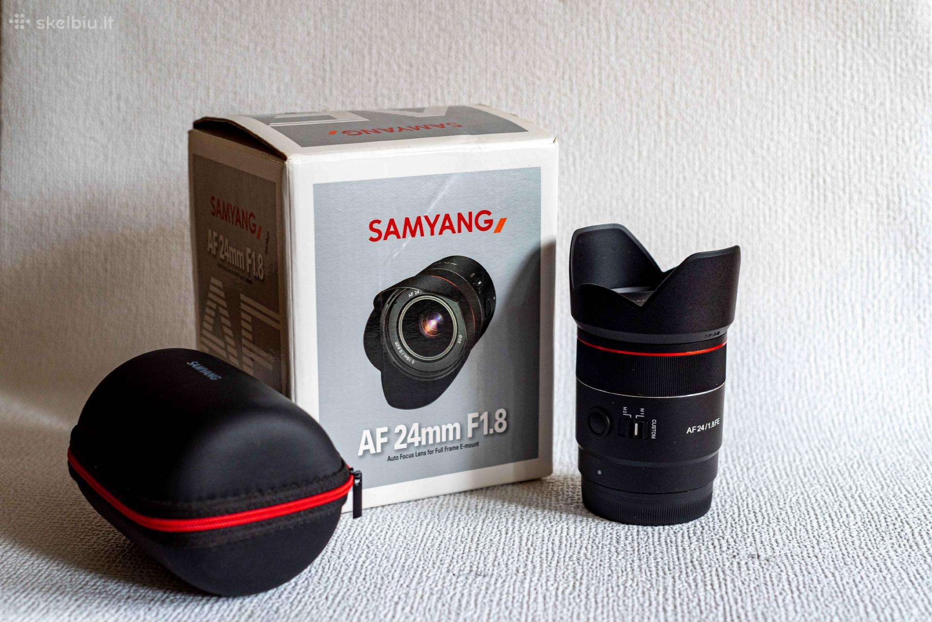 Objektyvas Samyang Af 24 mm F1,8 (Sony Fe)