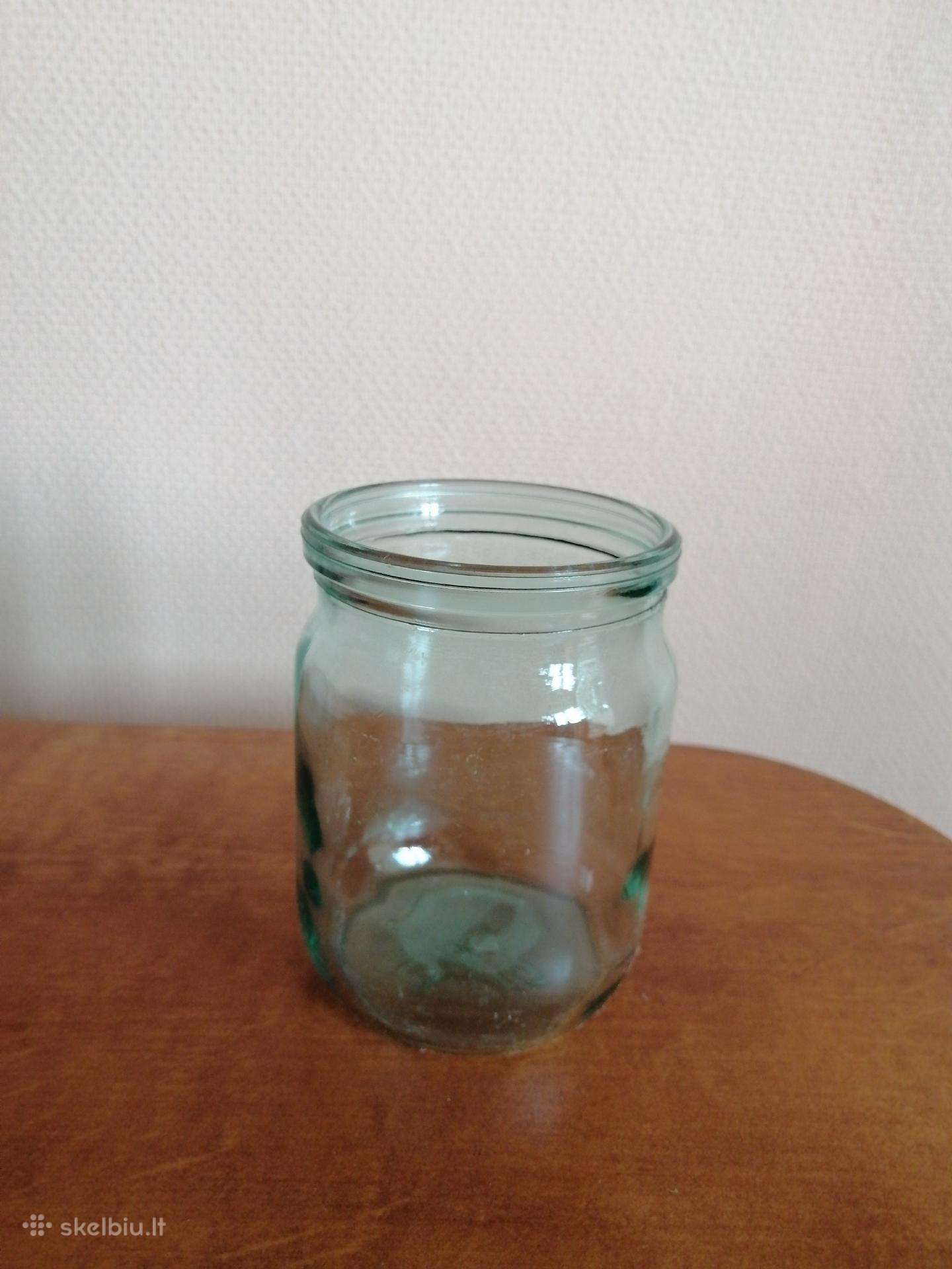 Stiklainiai 0,5 litro neužsukami