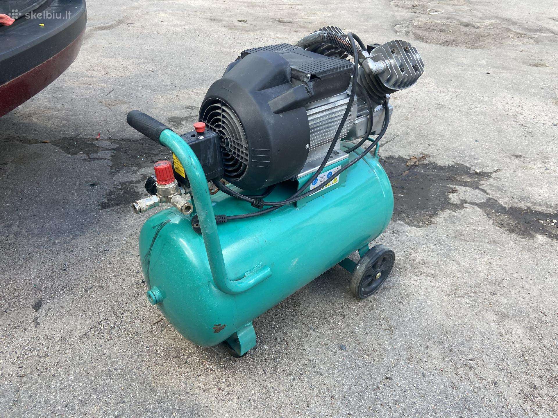 Oro kompresorius Herkmann 2c50 (2 cilindrų, 3 kw