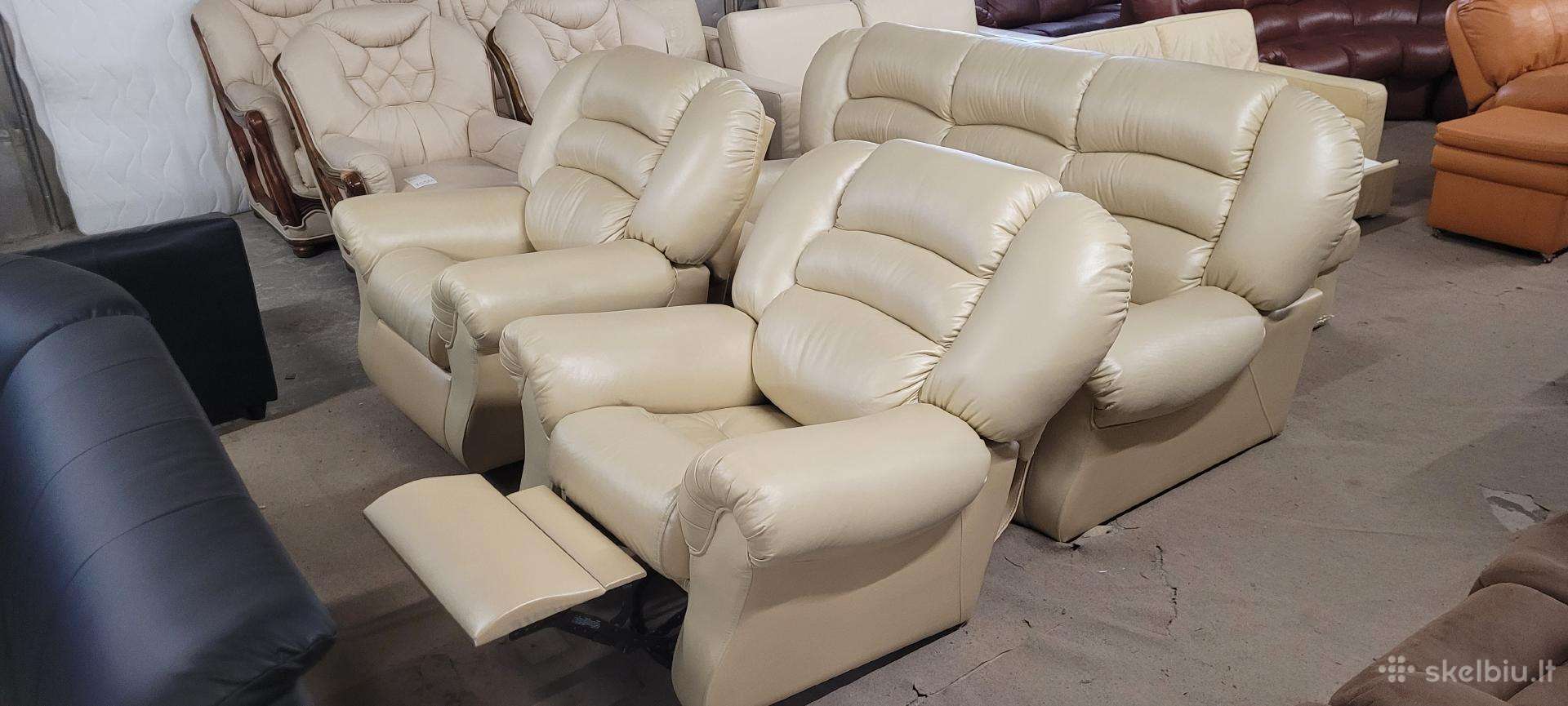 Didelis Reglaineris Odinis Komplektas 3+1+1 sofa