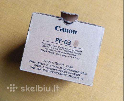 Canon Pf-03 printerio galva