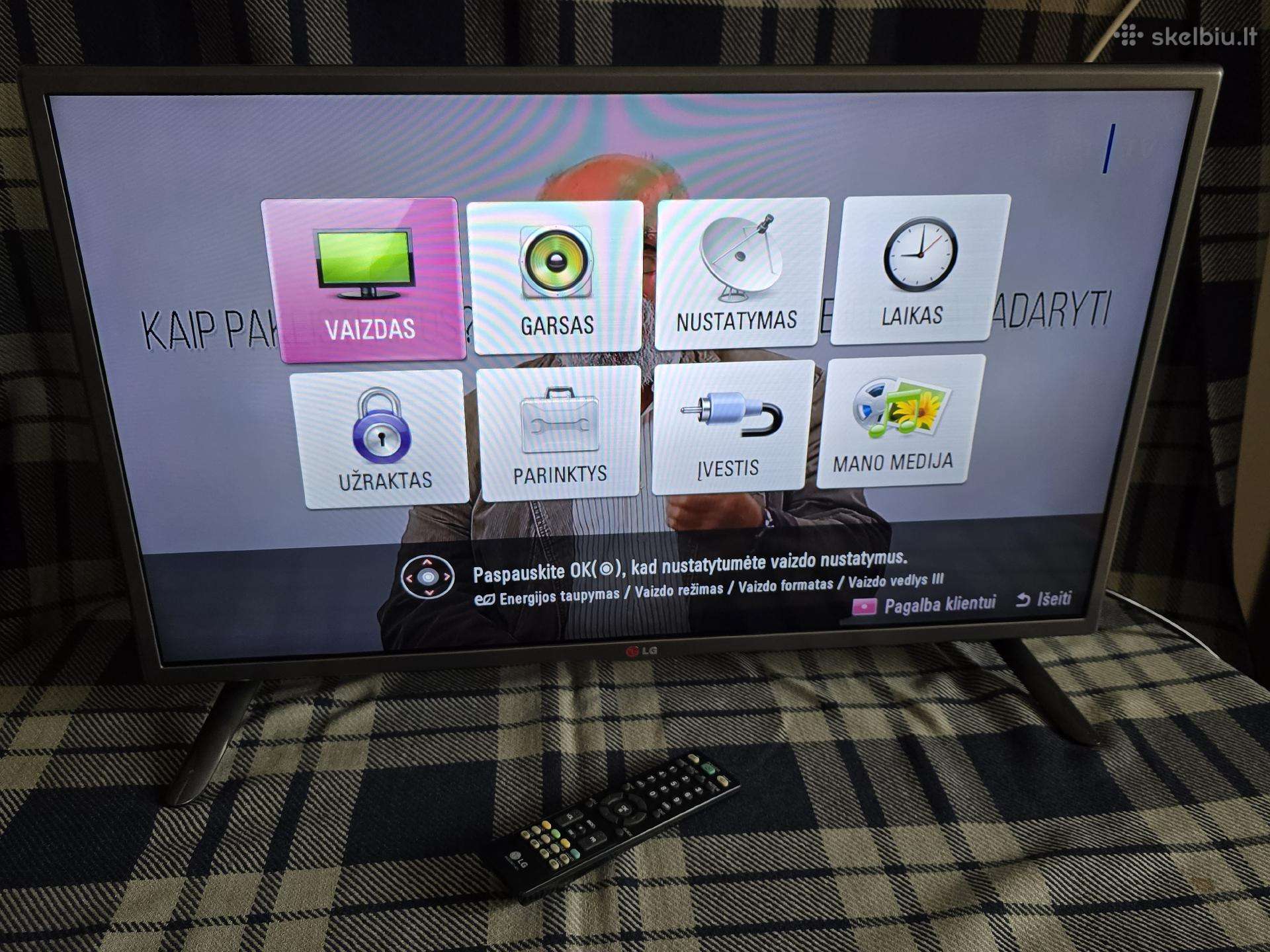 Televizorius 32" 82cm LG 32lb561u su pulteliu