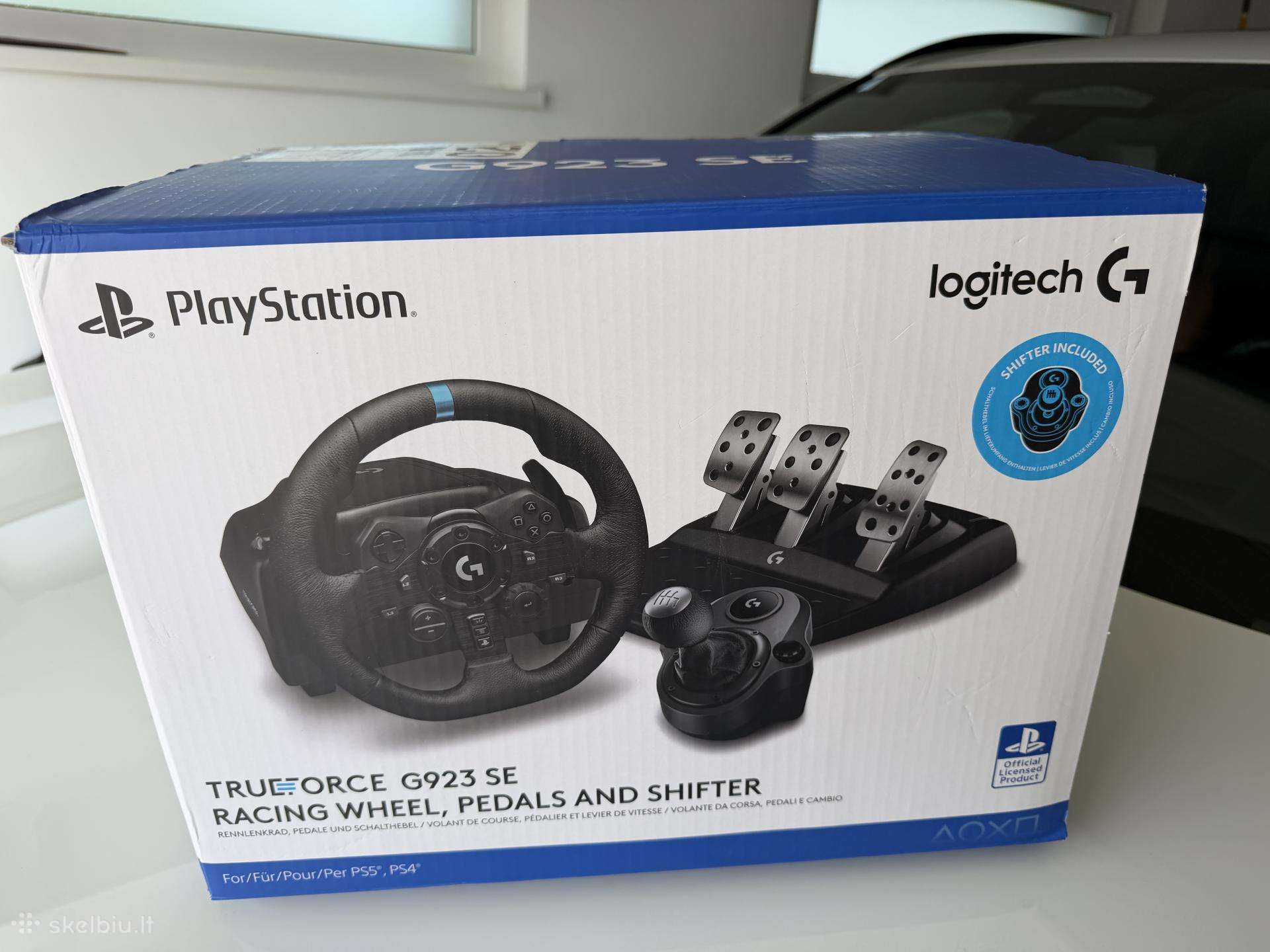 Parduodamas Logitech G923 Se + Shifter Ps4/ps5/pc