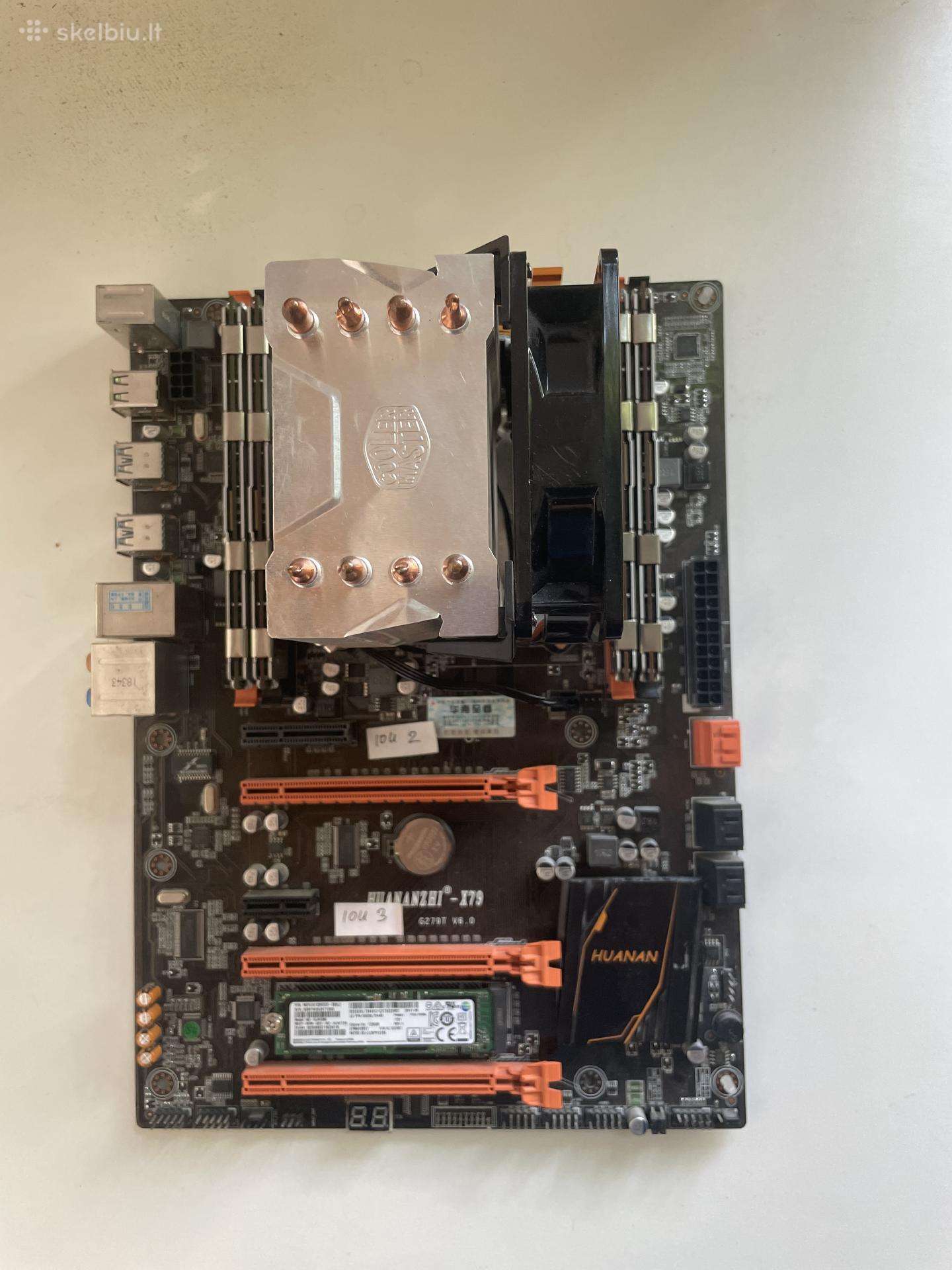 Komplektas Ai: Lga2011, xeon 2680v2, RAM: 256gb(!)