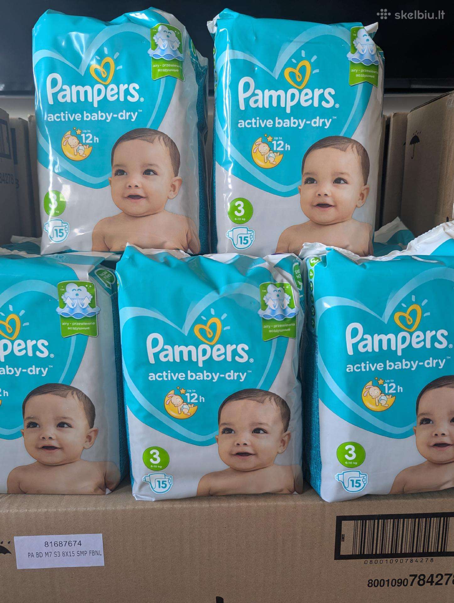 Sauskelnės "Pampers"