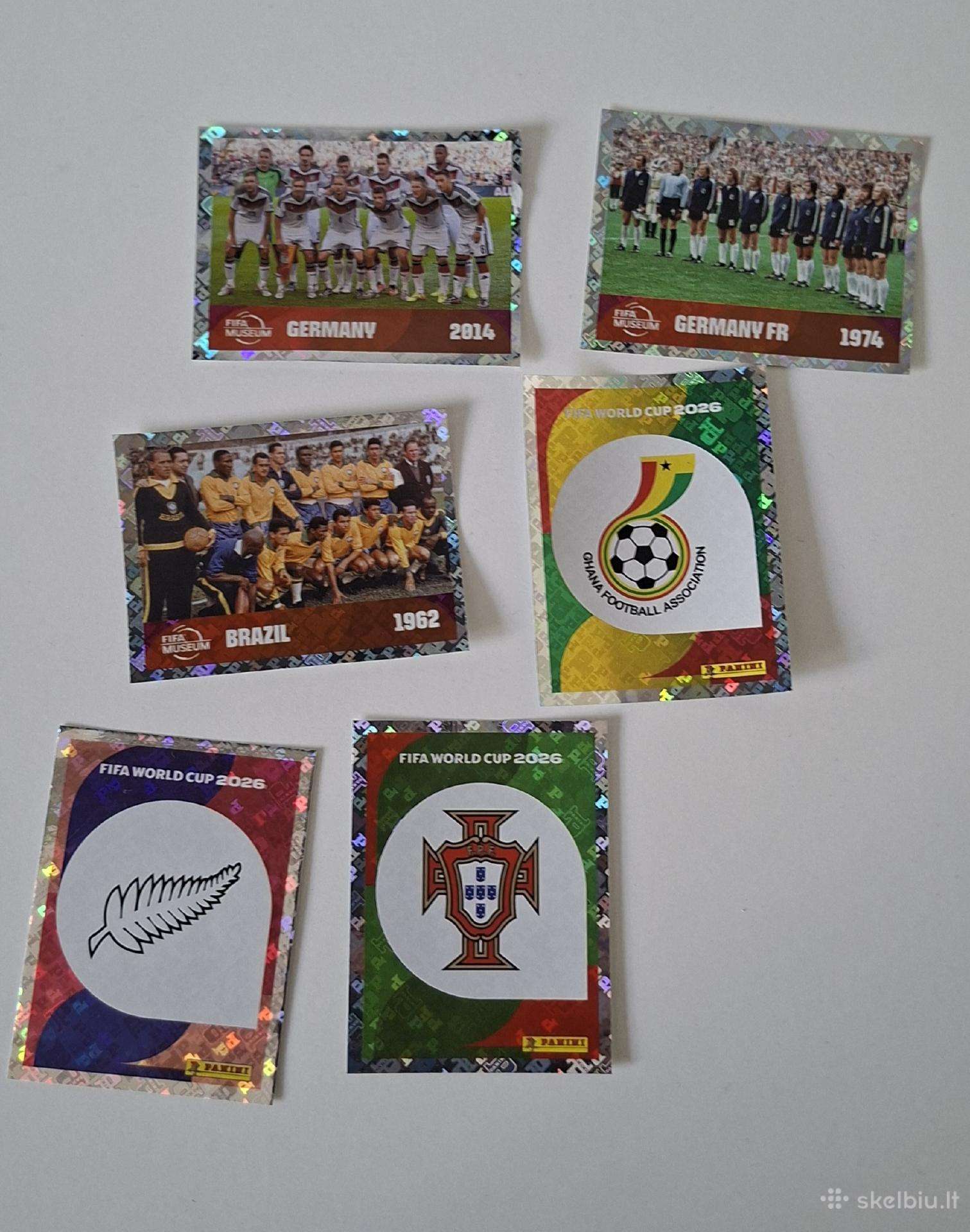 Pardodu fifa 2026 futbolo lipdukus