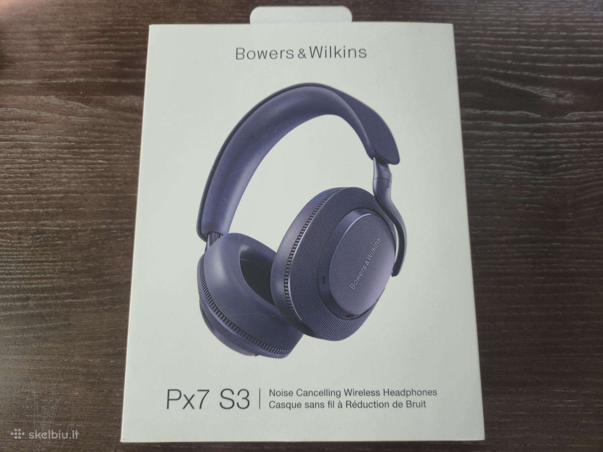 Bowers and wilkins px7 s3 belaidės ausinės blue