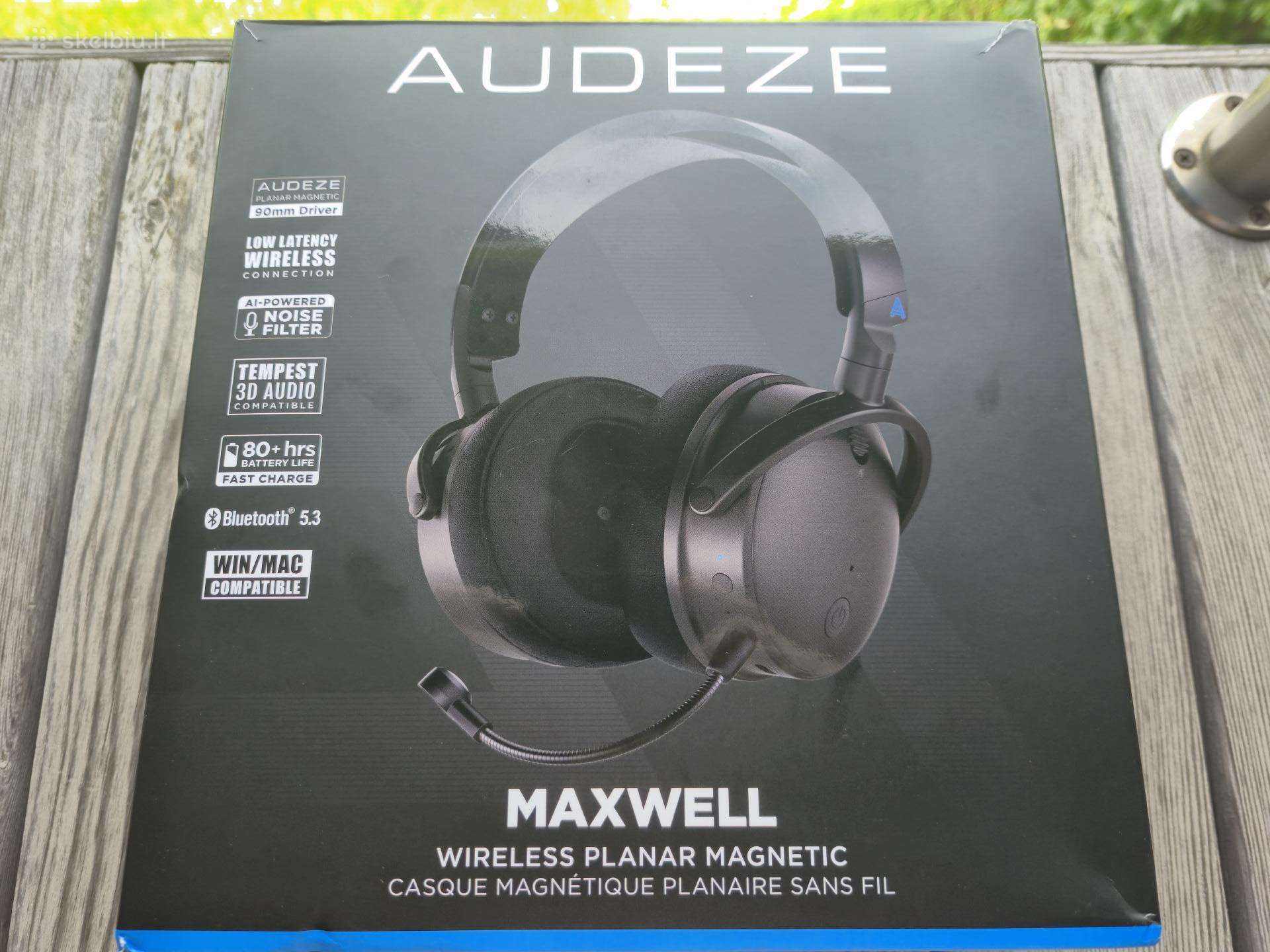 Audeze maxwell belaidės ausinės playstation
