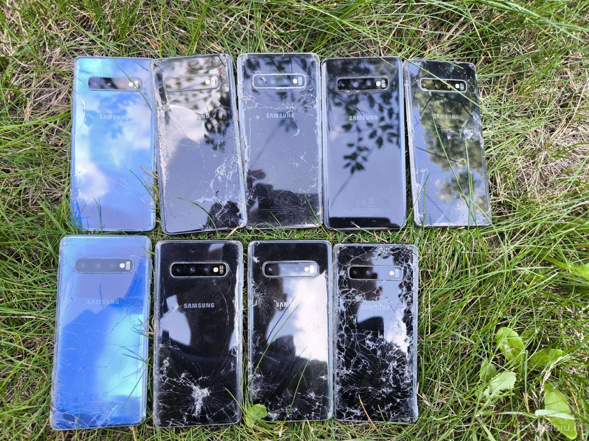 Samsung S10 8/128gb veikia. Displayų, dangčių.