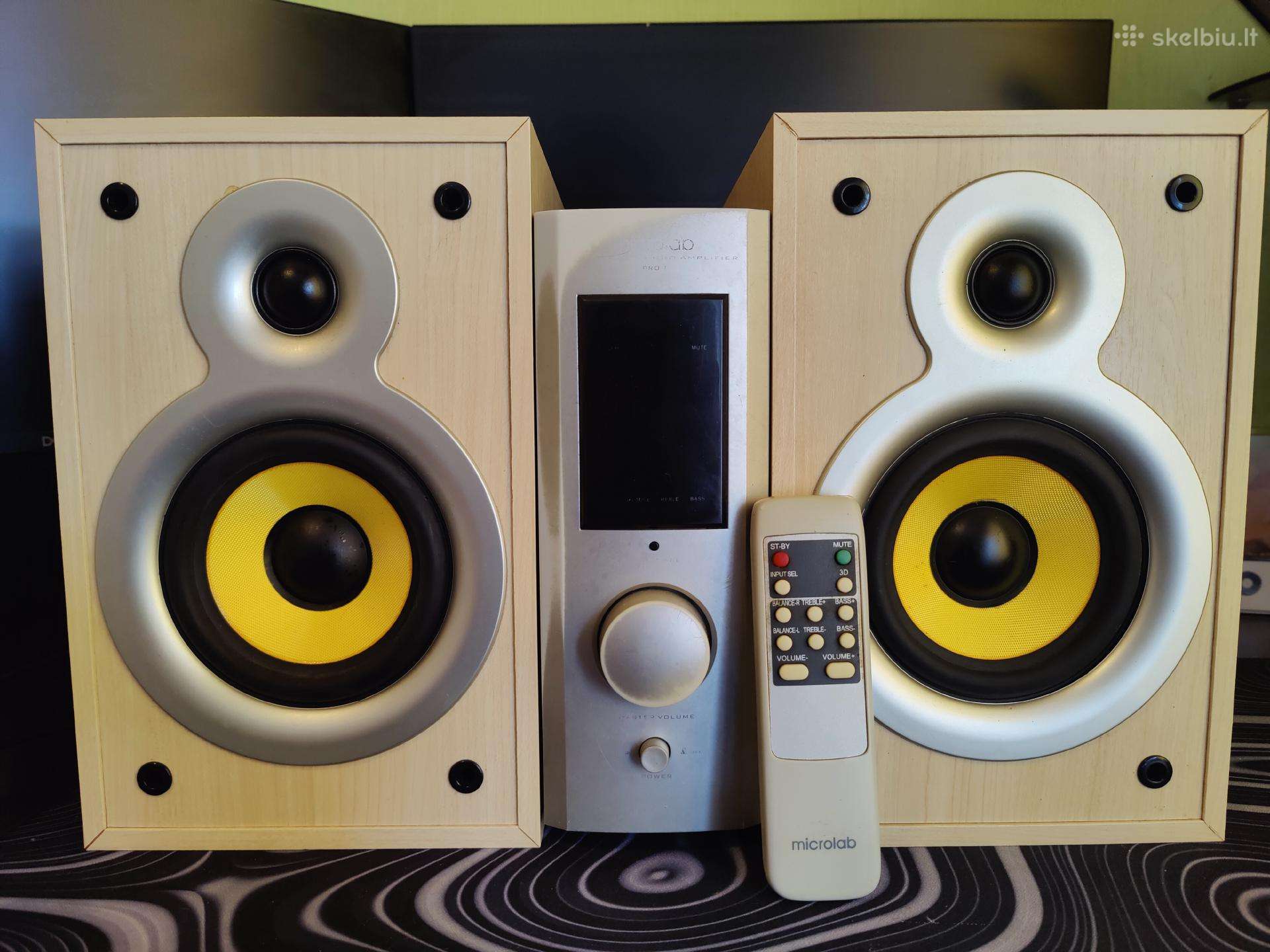 Parduodamos Microlab Pro 1