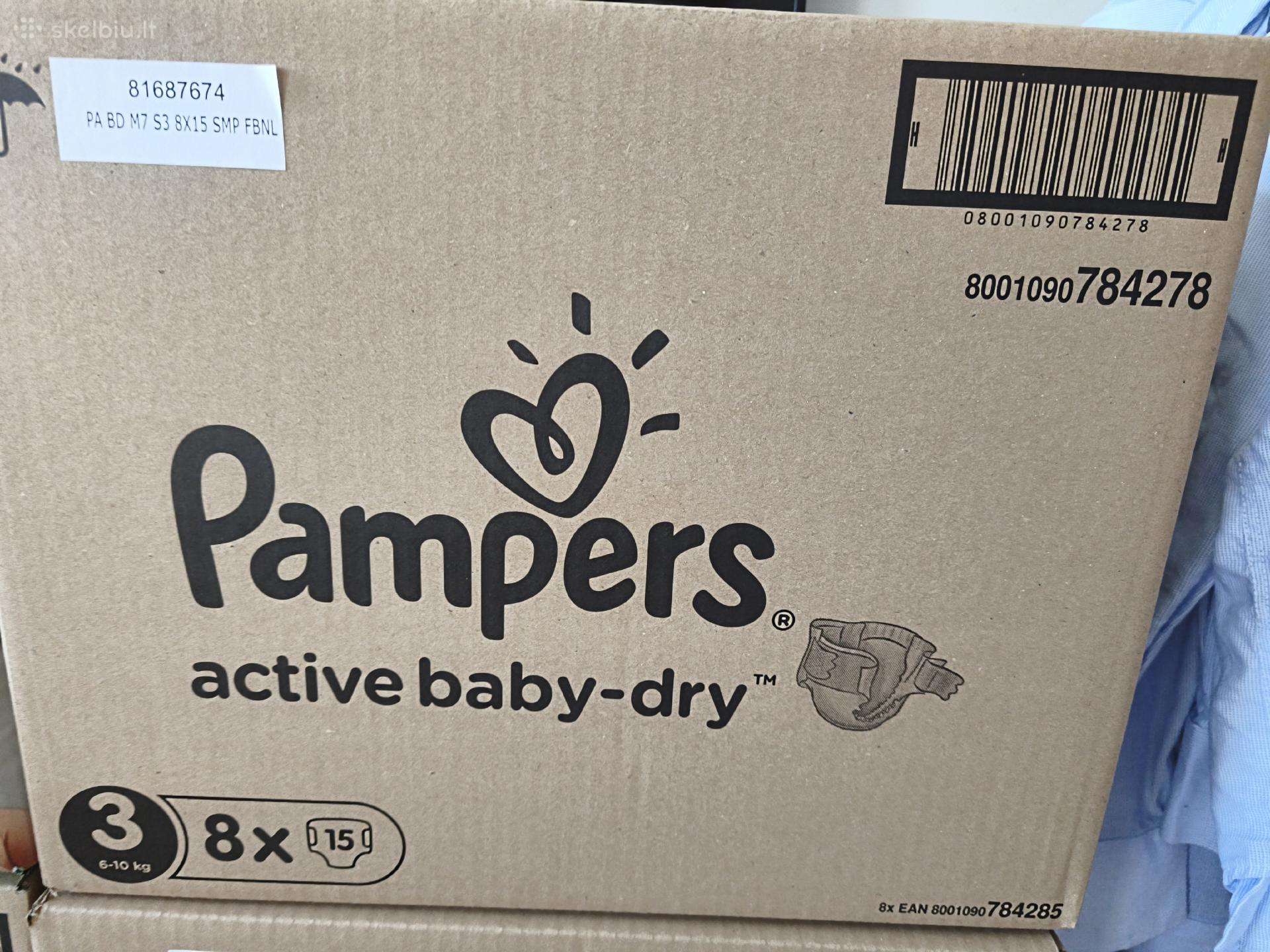 Sauskelnes "Pampers"